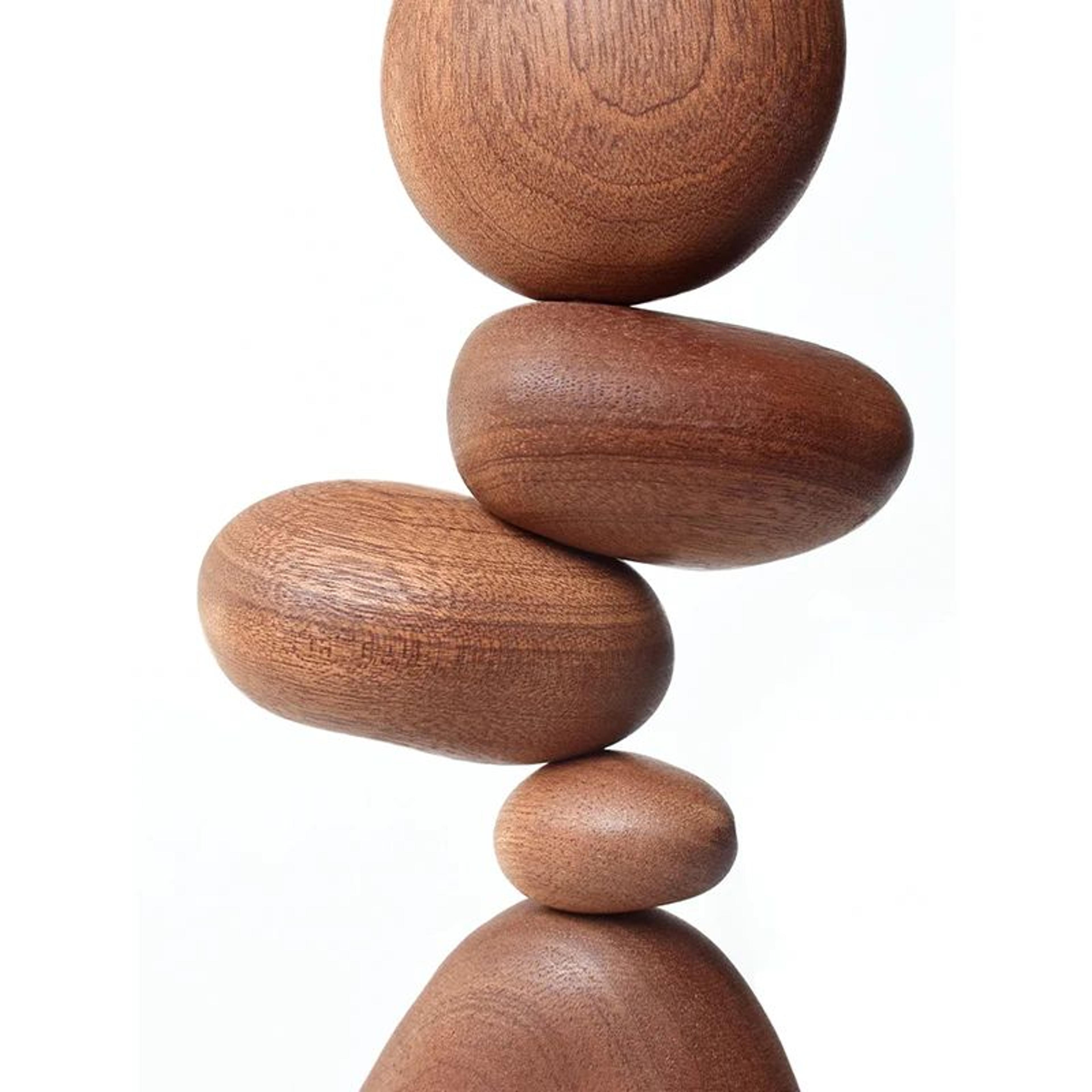 Nordic Wooden Stone Puzzle Decor Art Ornament 3