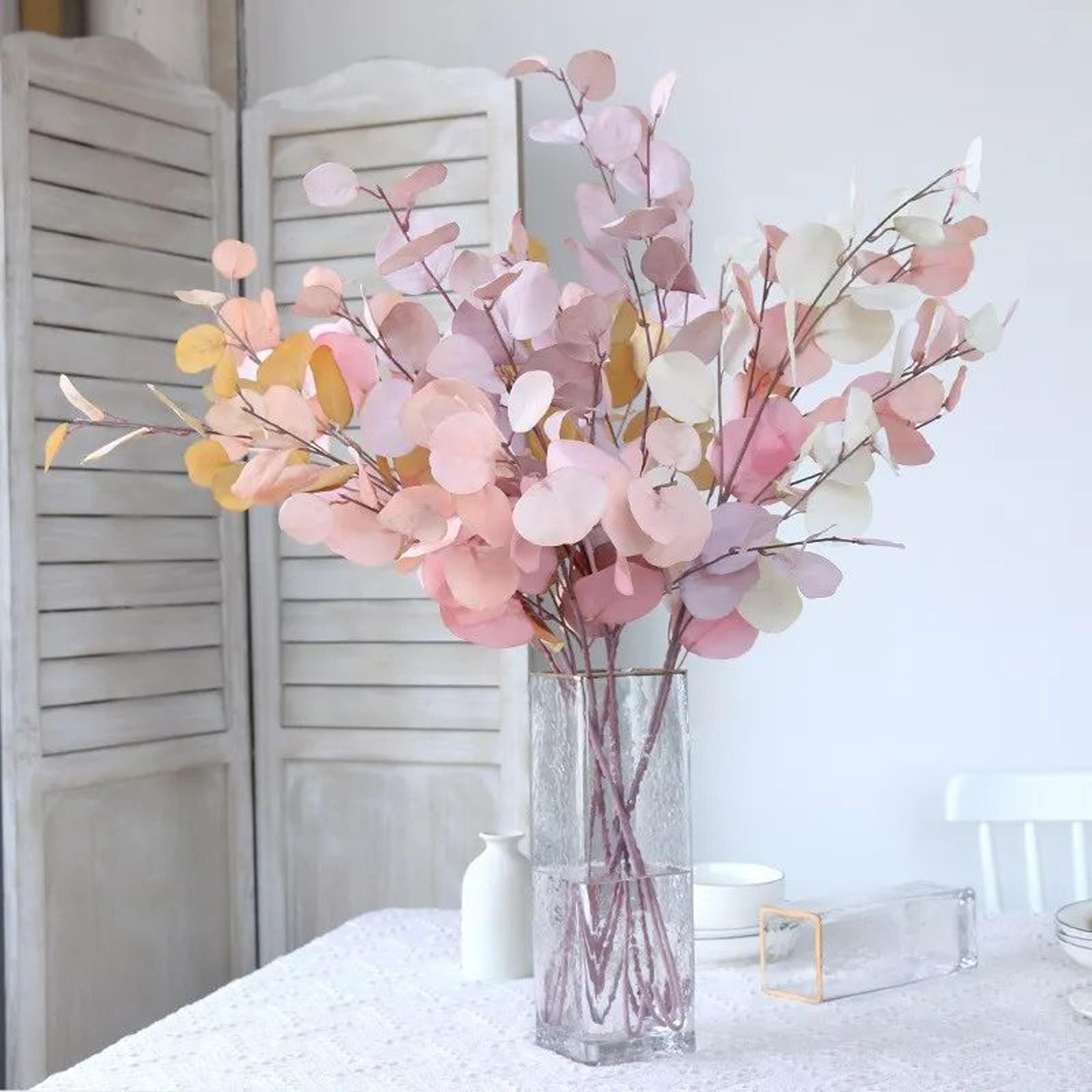 Artificial Eucalyptus Long Stem Greenery Decor 6