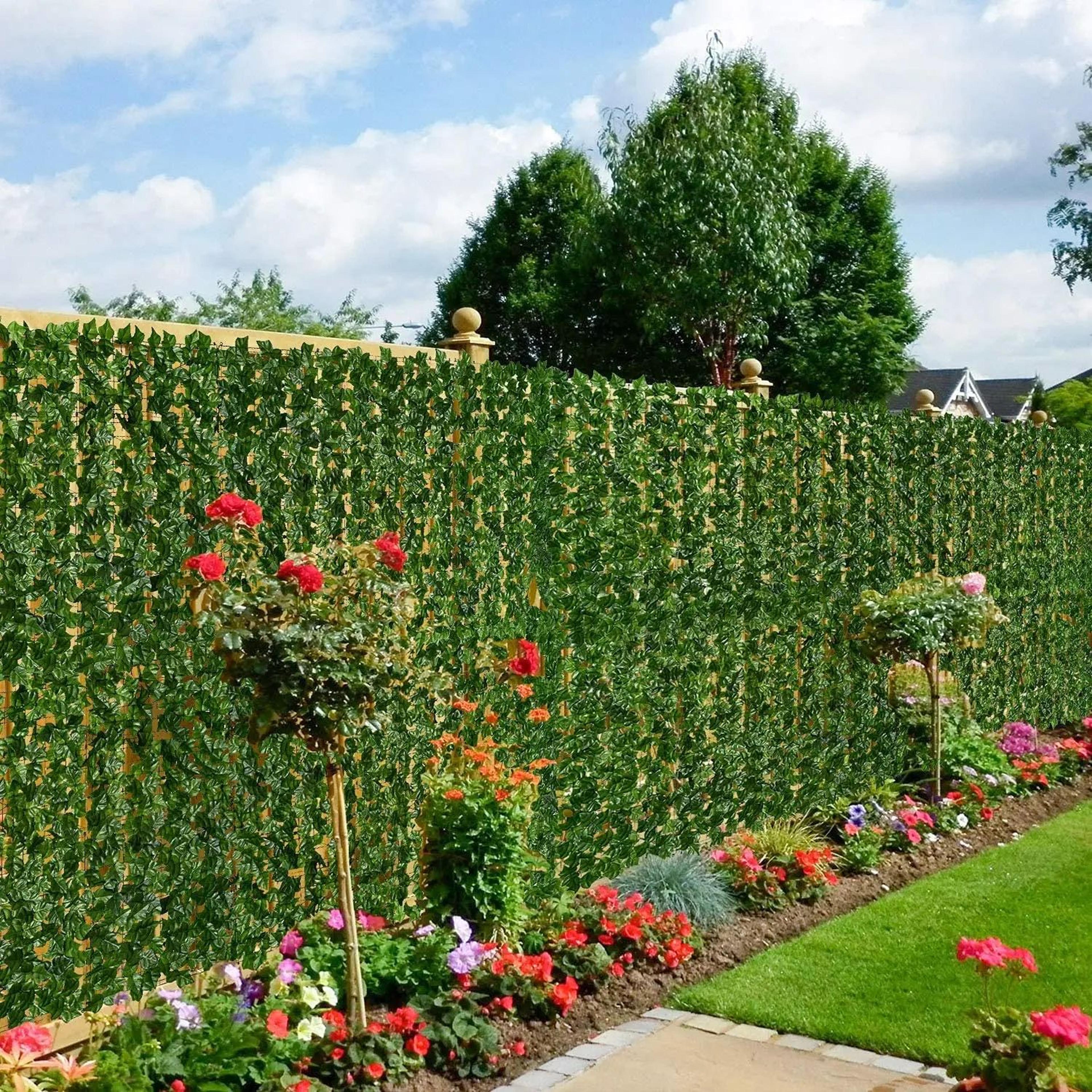 Artificial Ivy Privacy Fence Panel 3