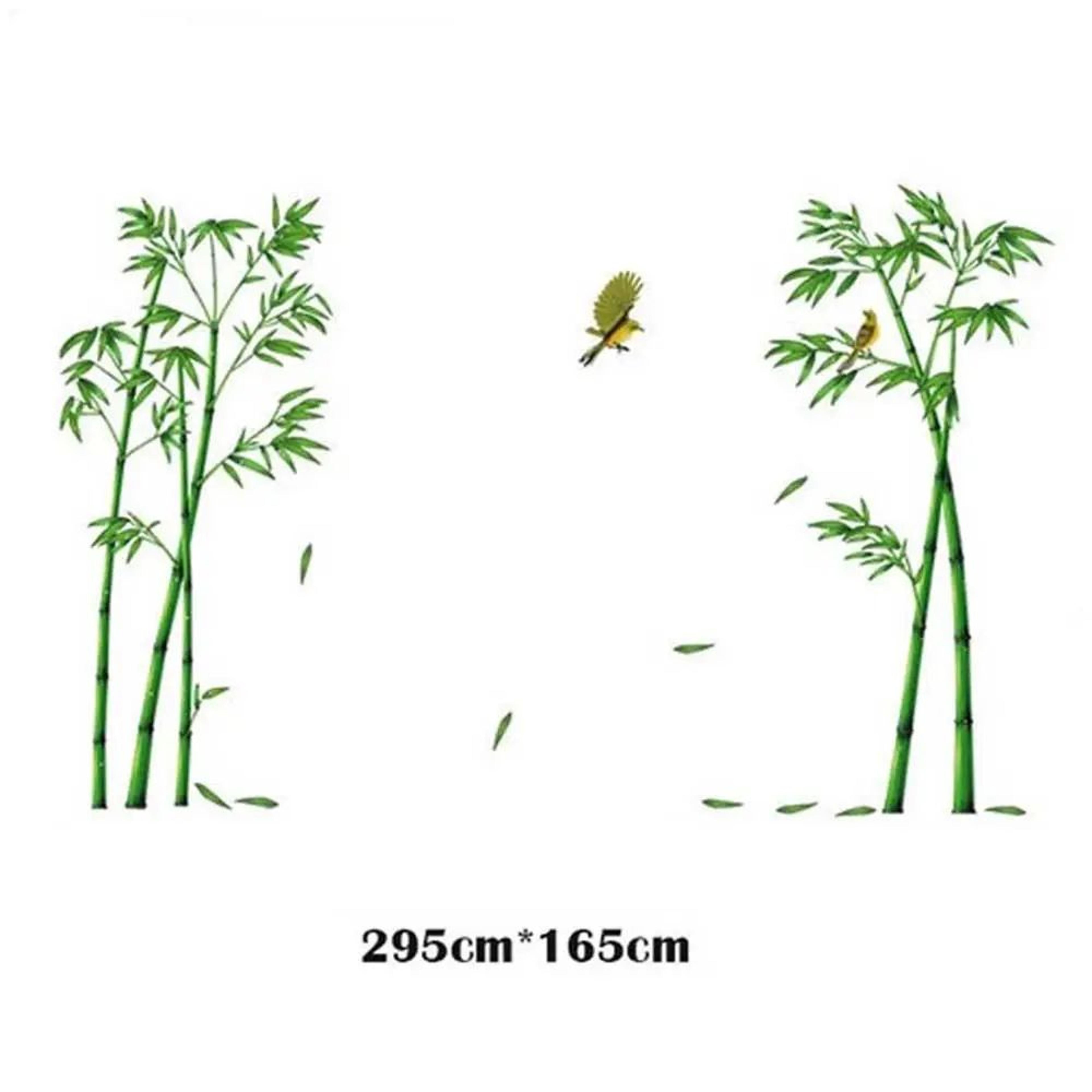 Chinese Bamboo Forest Wall Sticker Decor 4
