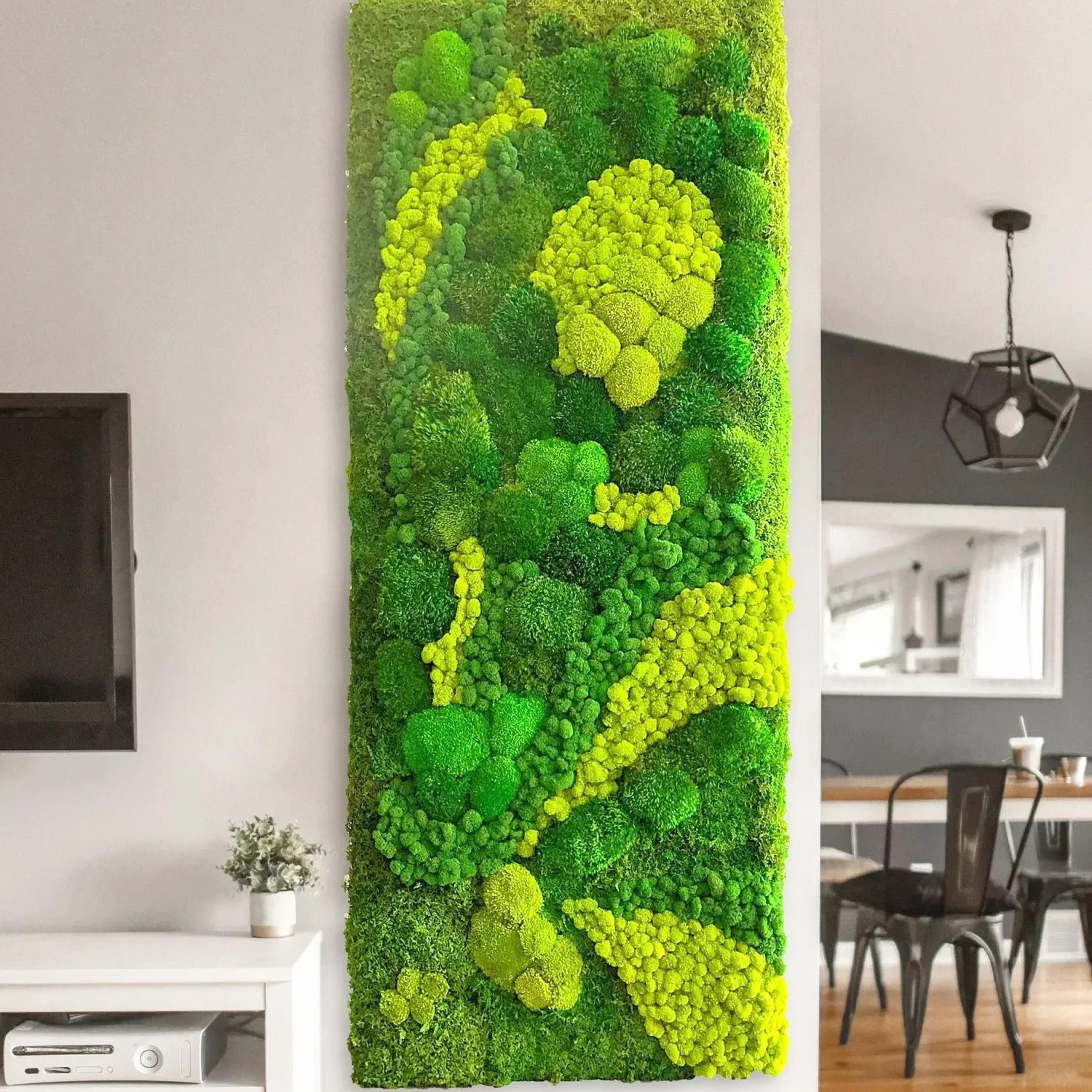 Natural Green Moss Decorative Accent 2