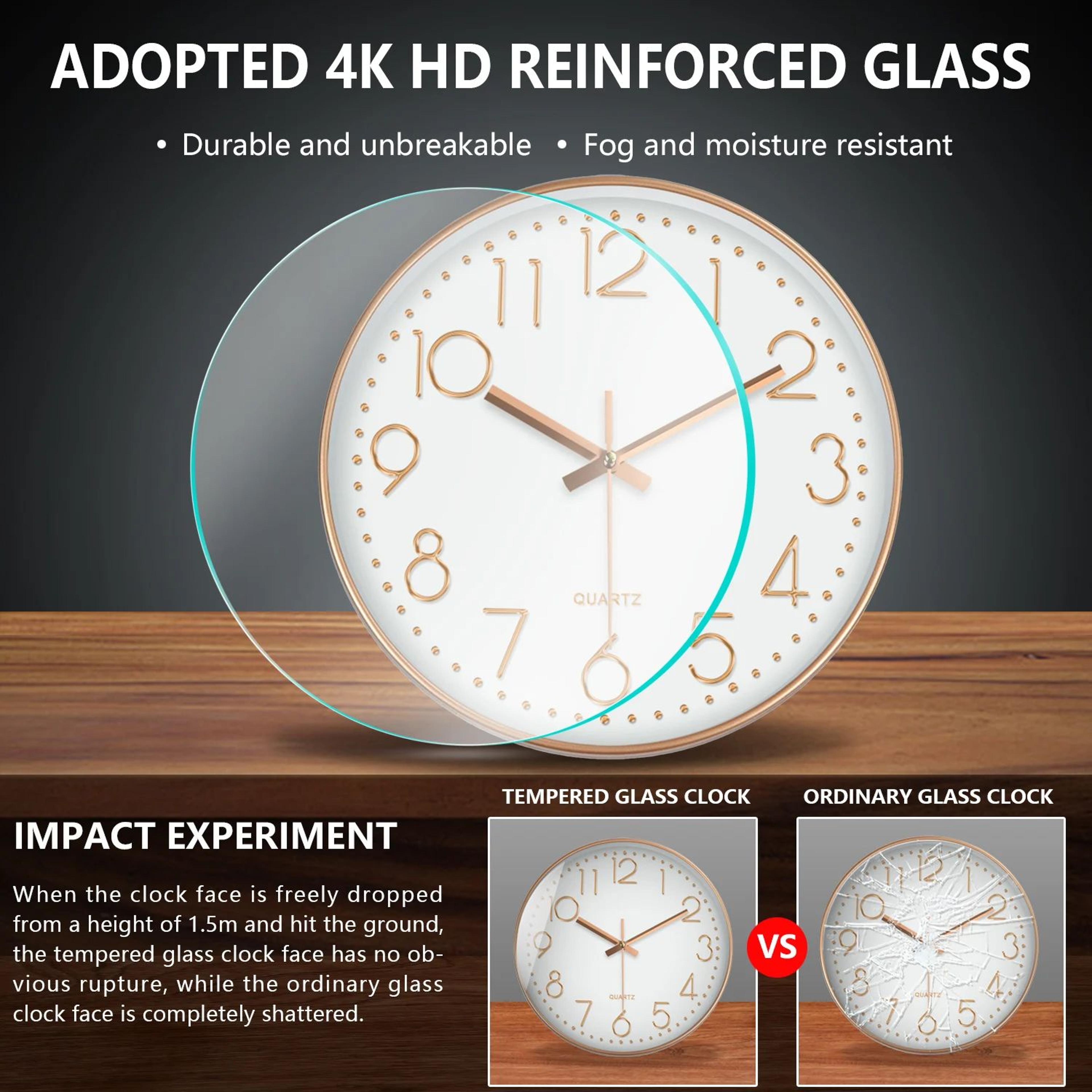 Minimalist 3D Silent Quartz Wall Clock 6