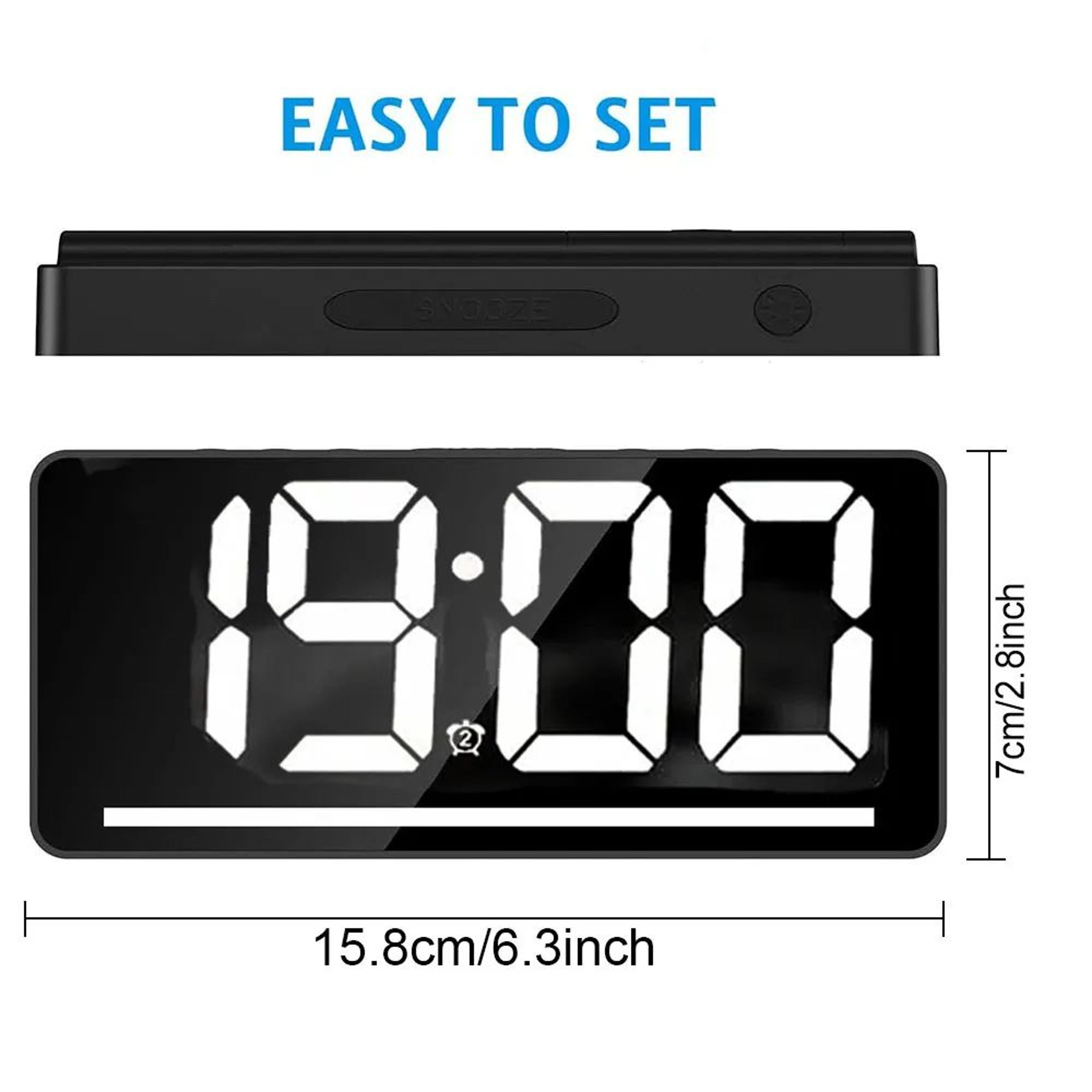 Large Display Digital Alarm Clock With Temperature 5