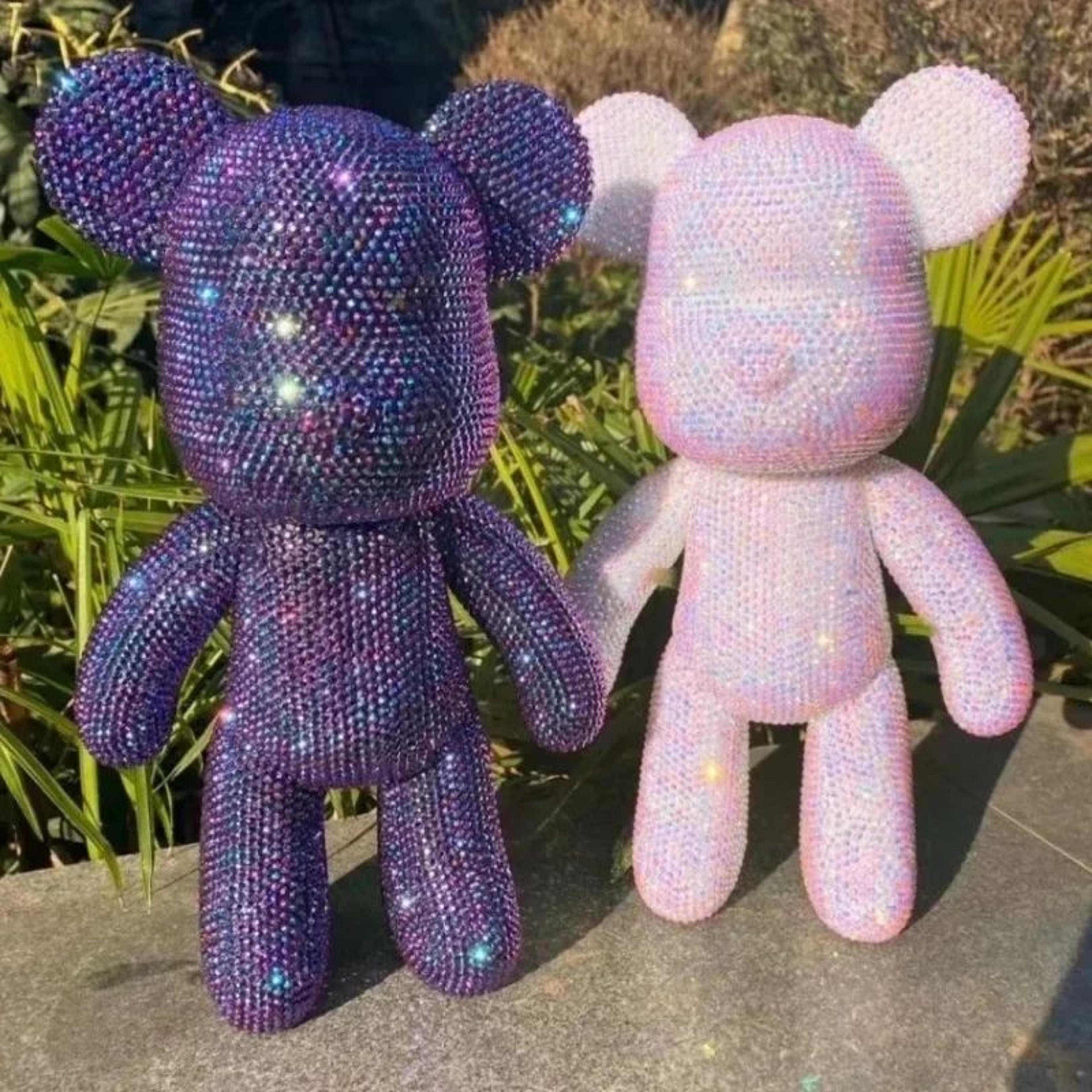 DIY Rhinestone Crystal Bear Figurine 1