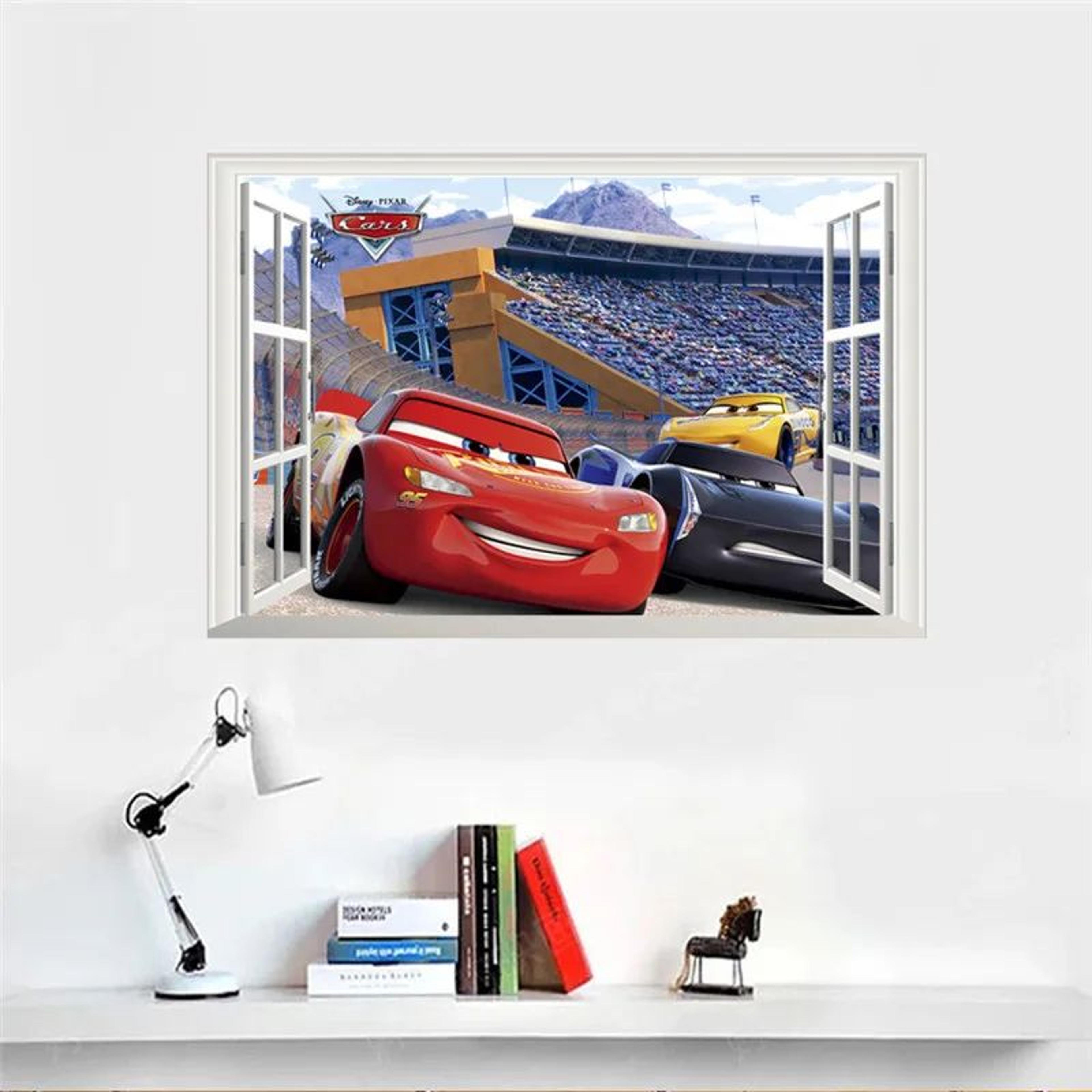 Lightning McQueen 3D Cartoon Wall Stickers 18