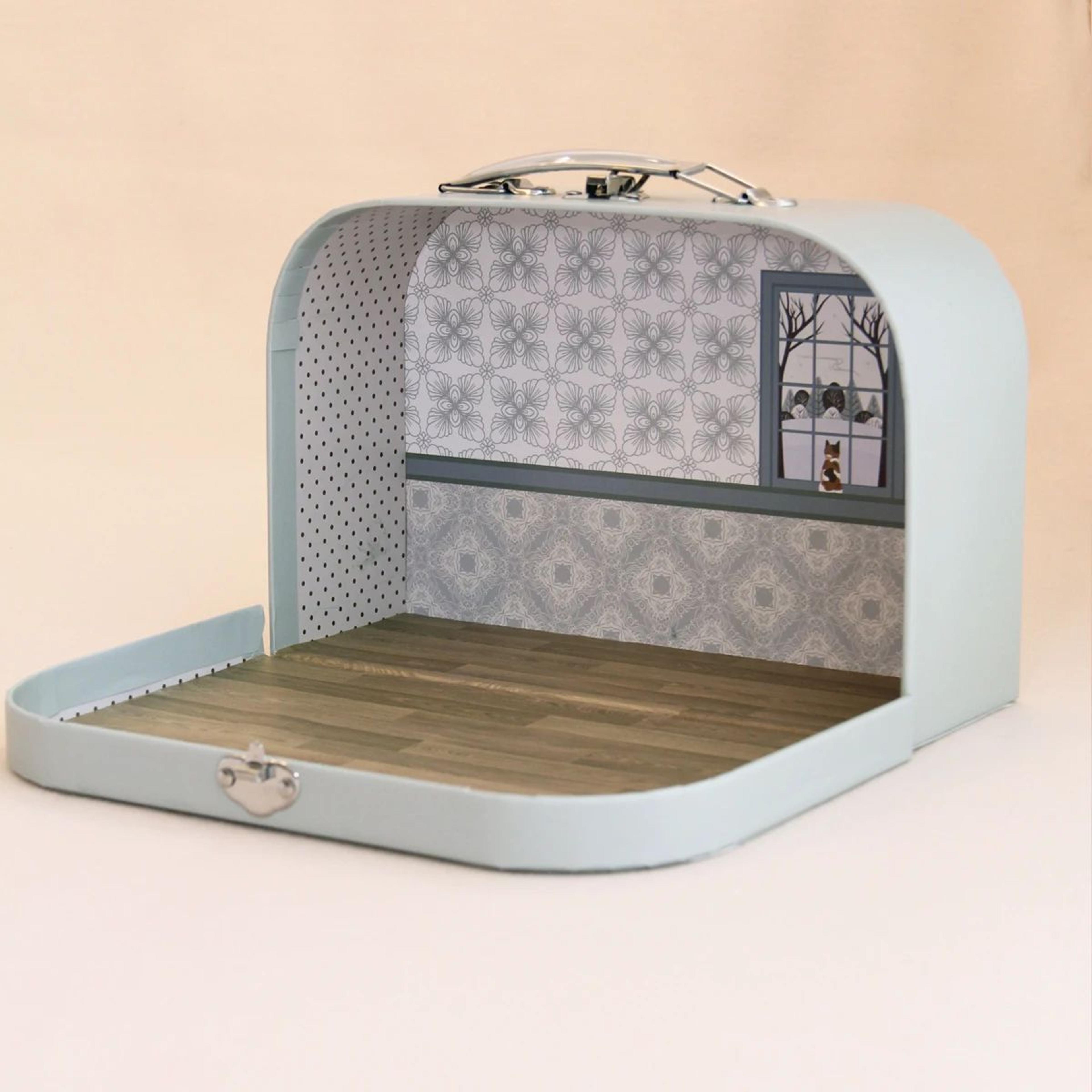 Miniature Dollhouse Furniture Gift Box Set 7