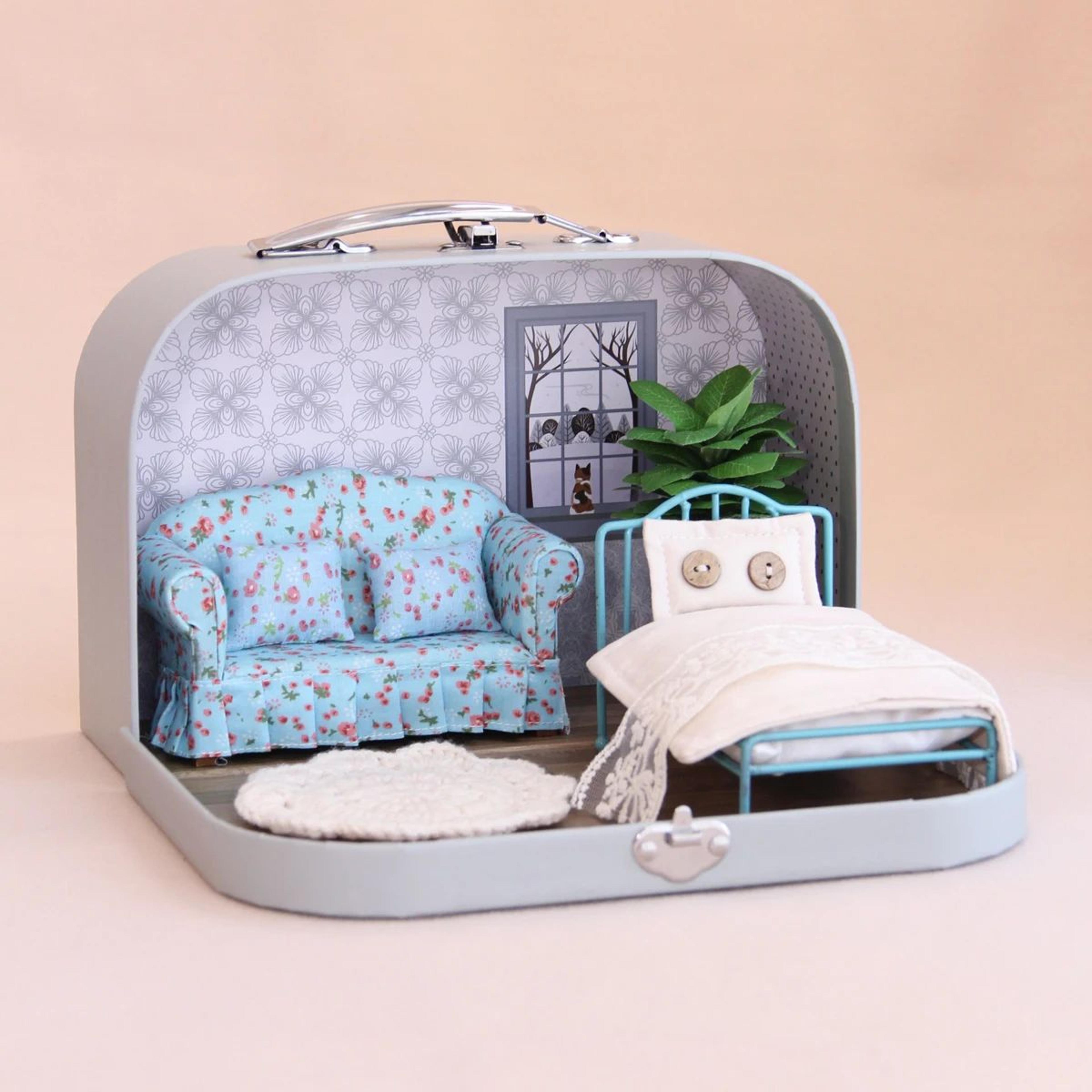 Miniature Dollhouse Furniture Gift Box Set 15