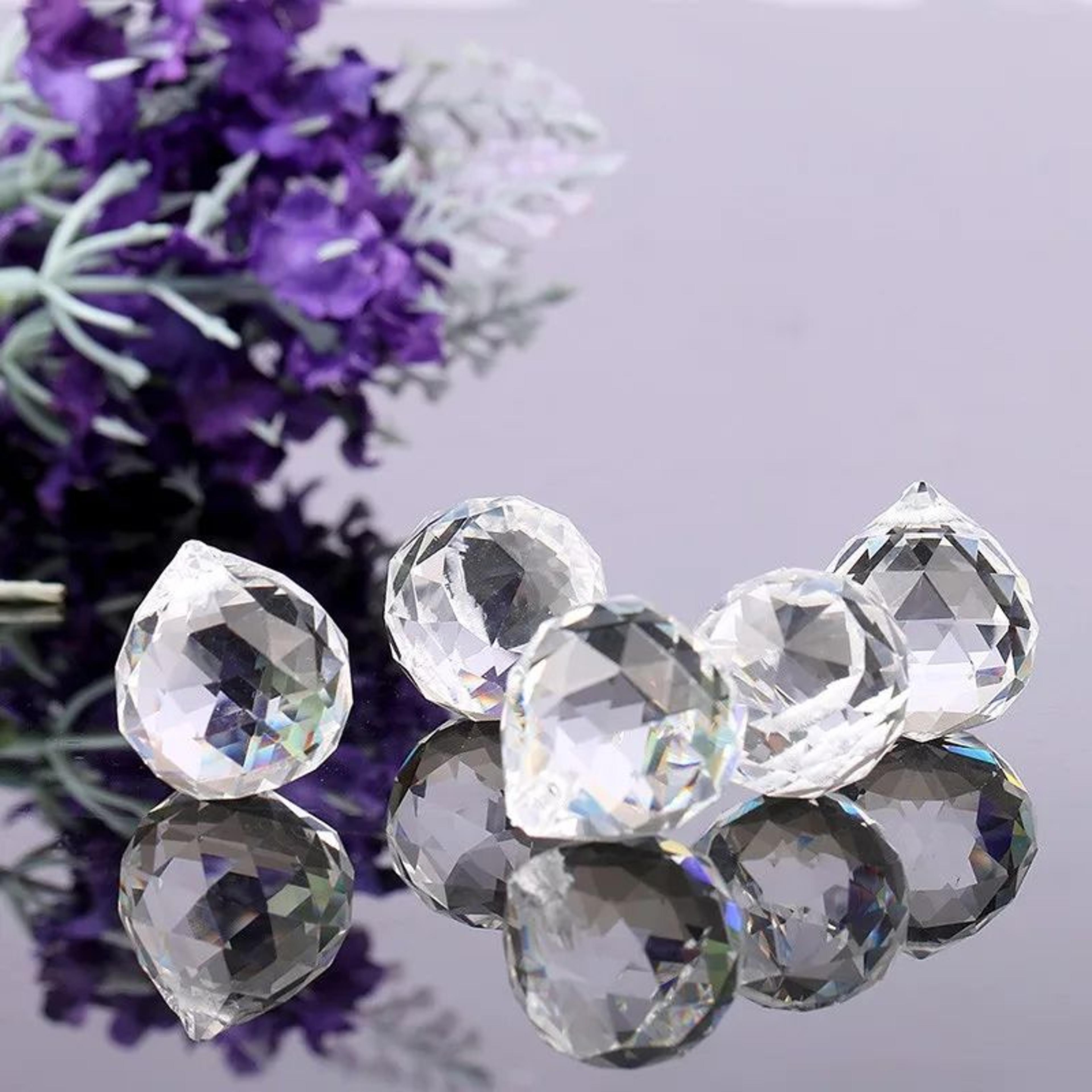 Faceted Crystal Ball Prism Suncatcher Chandelier Pendant 7