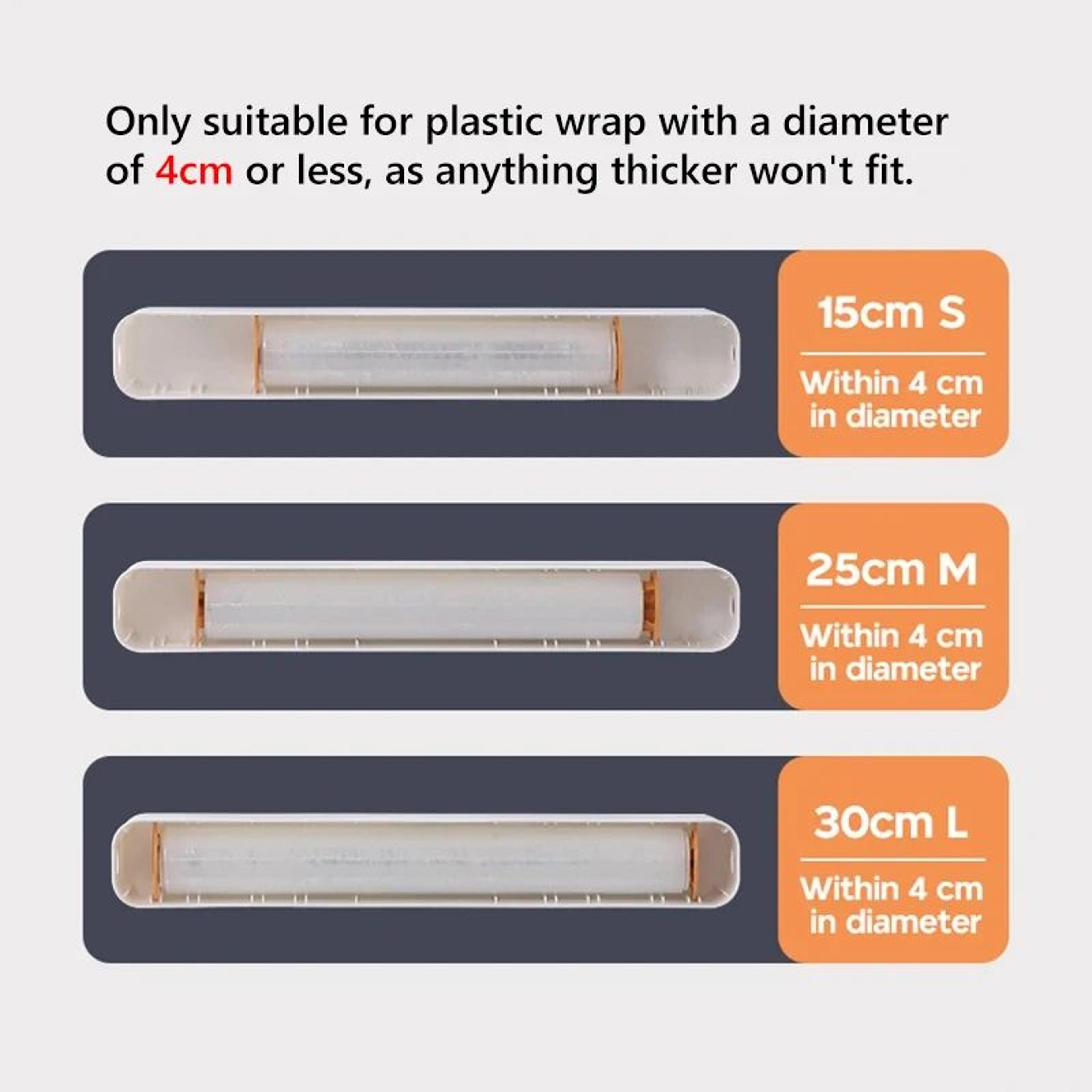 Magnetic Plastic Wrap Dispenser With Cutter 2