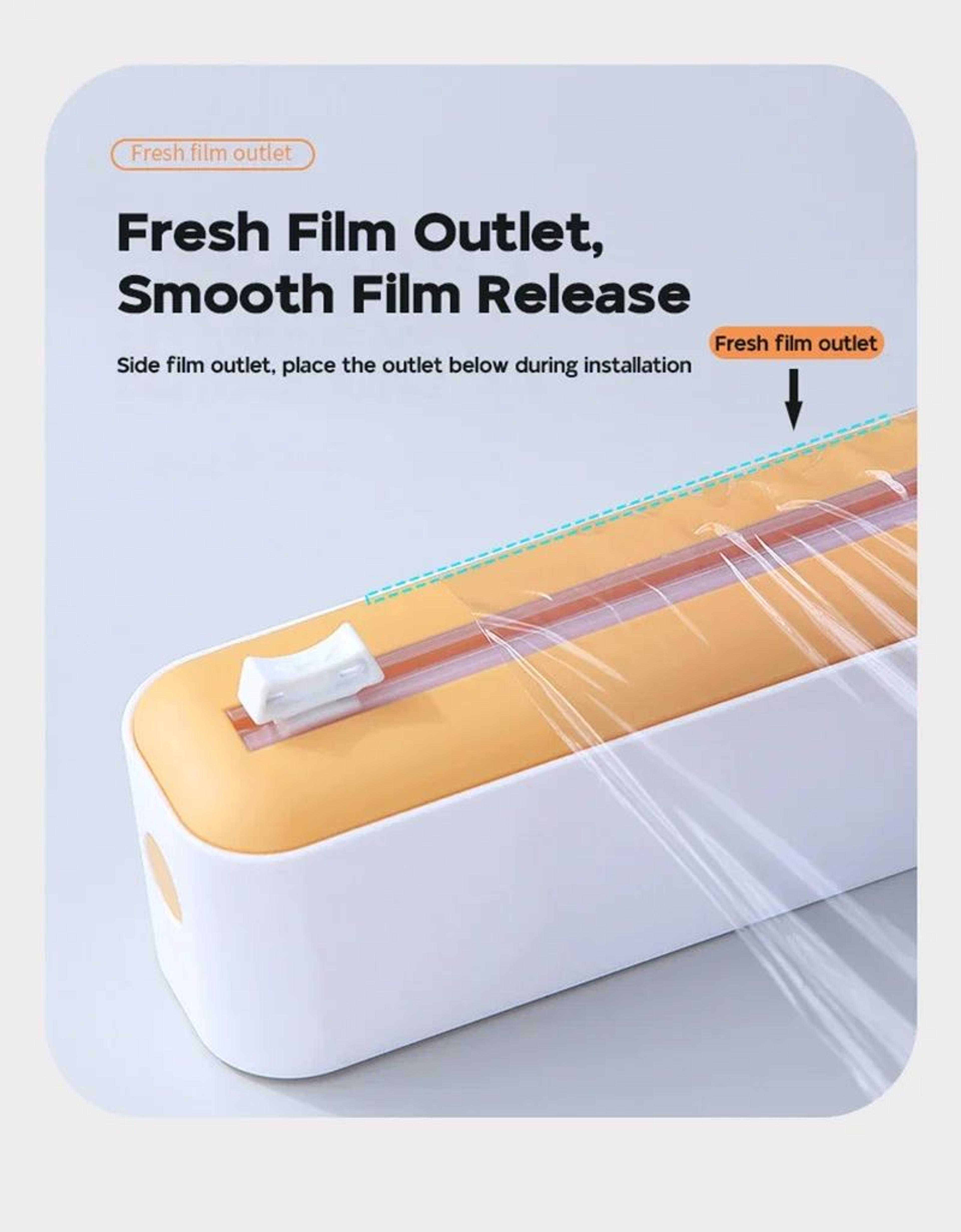 Magnetic Plastic Wrap Dispenser With Cutter 8