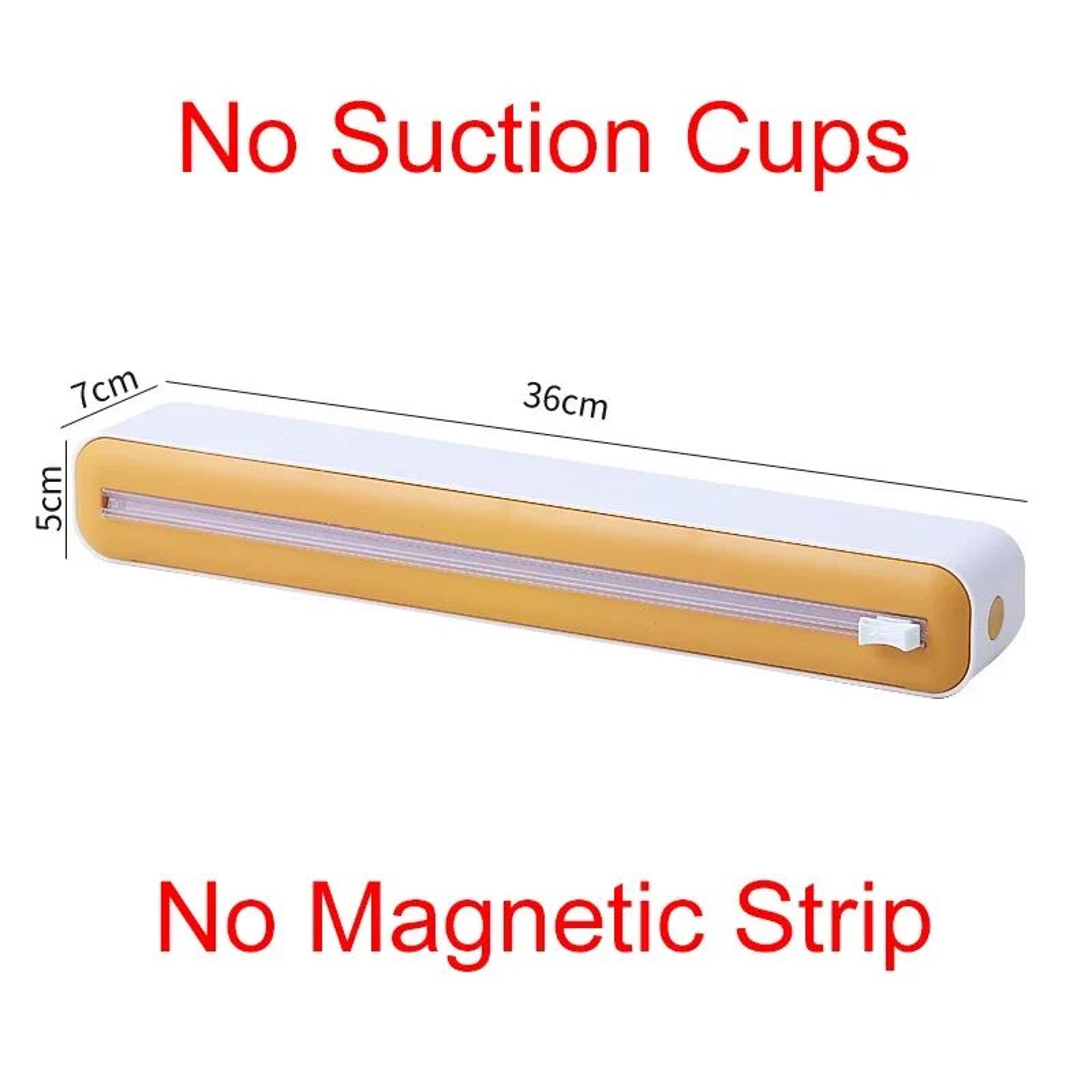 Magnetic Plastic Wrap Dispenser With Cutter 12
