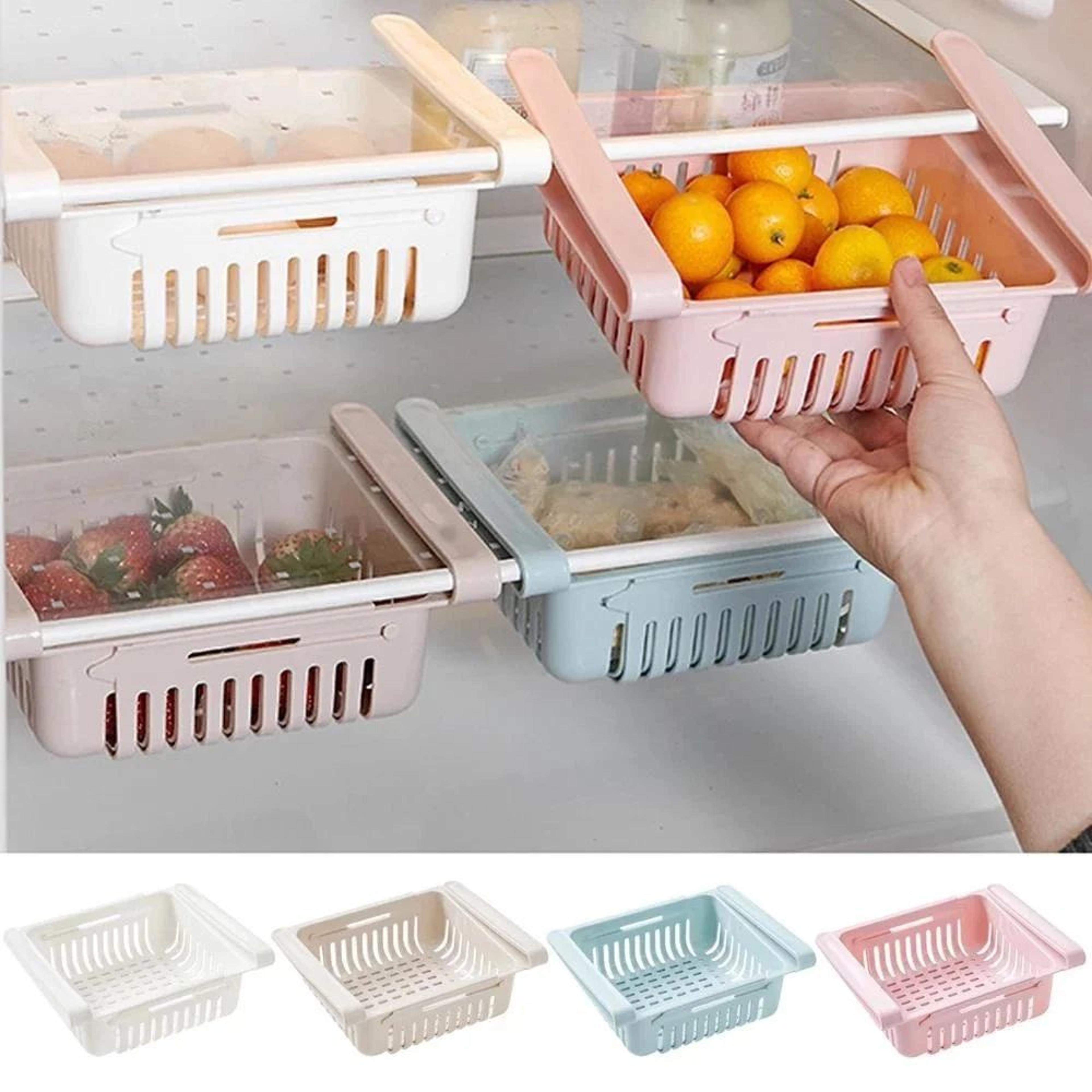 Pull Out Refrigerator Drawer Organizer 3