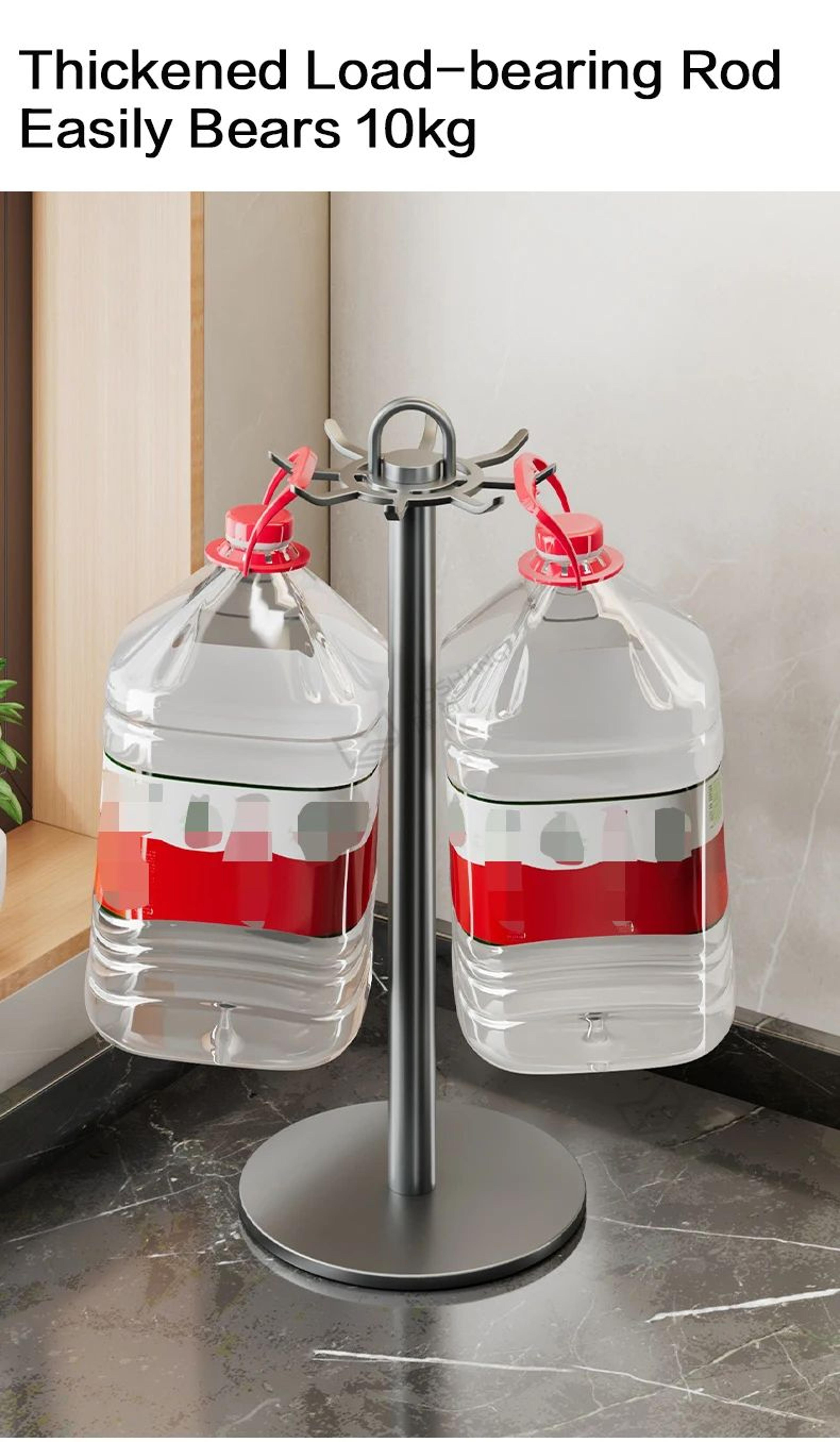 Rotating Kitchen Utensil Holder With 8 Hooks 7