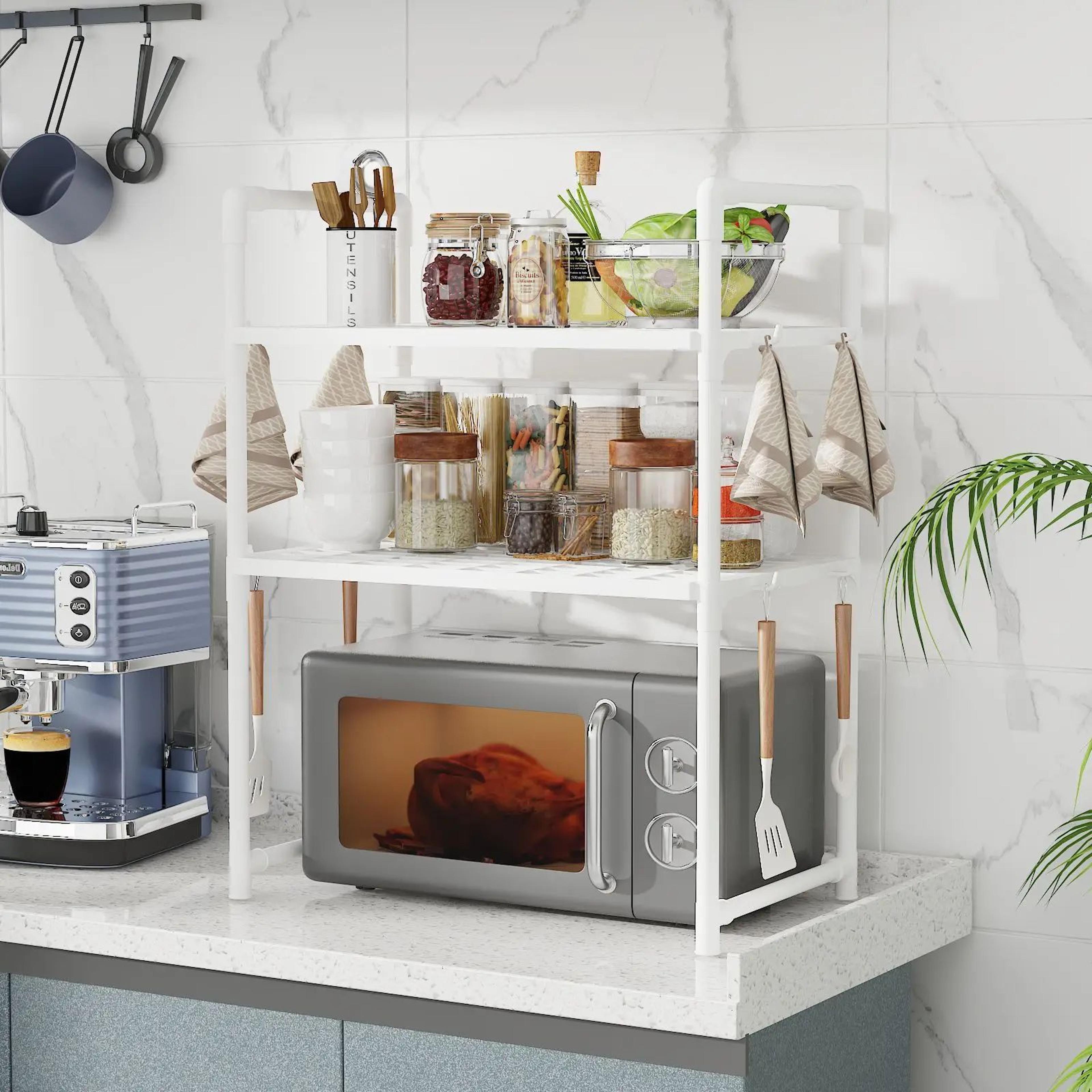 Space Saving Microwave Oven Storage Rack Shelf 1
