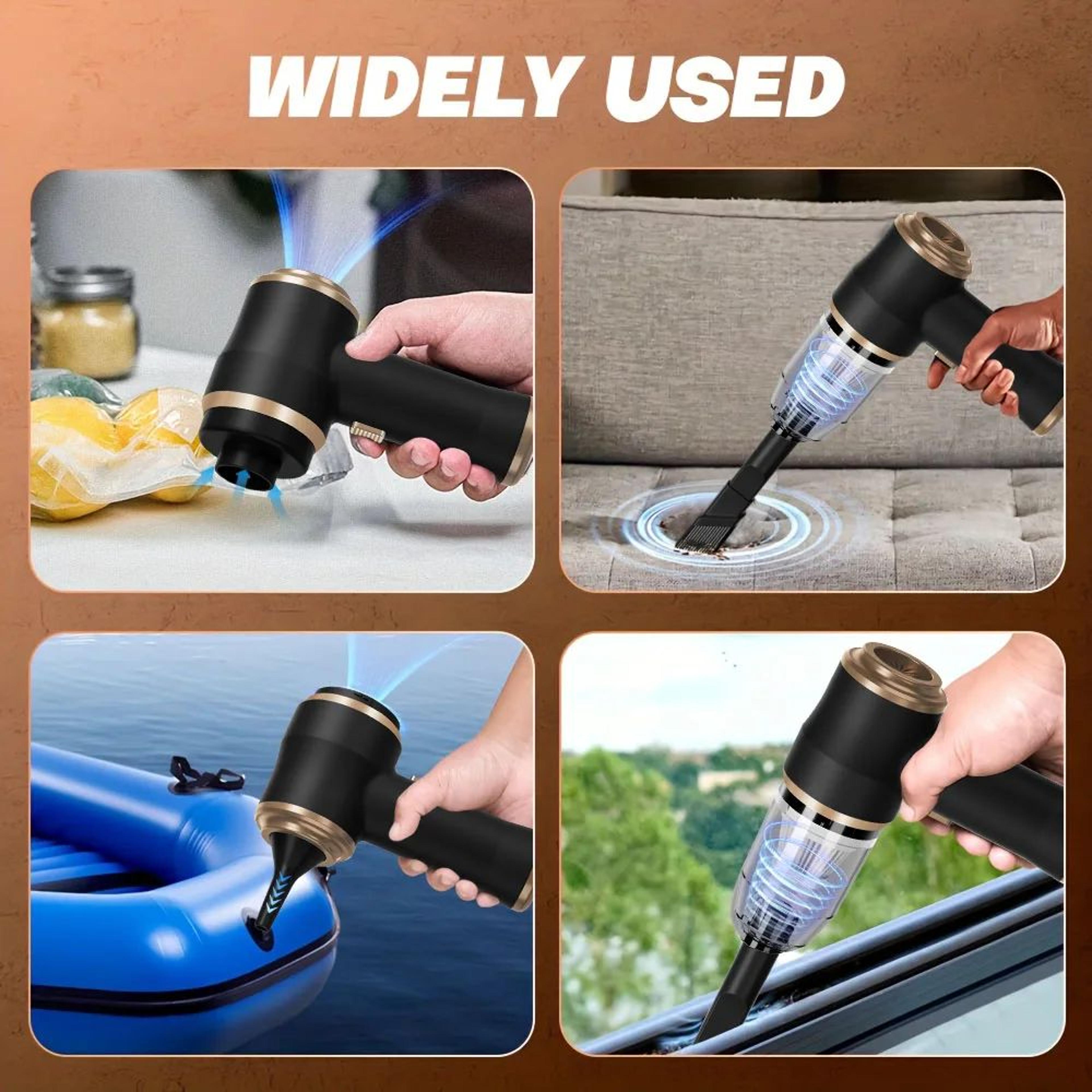 Portable 2 In 1 Car Blower And Vacuum Cleaner 5