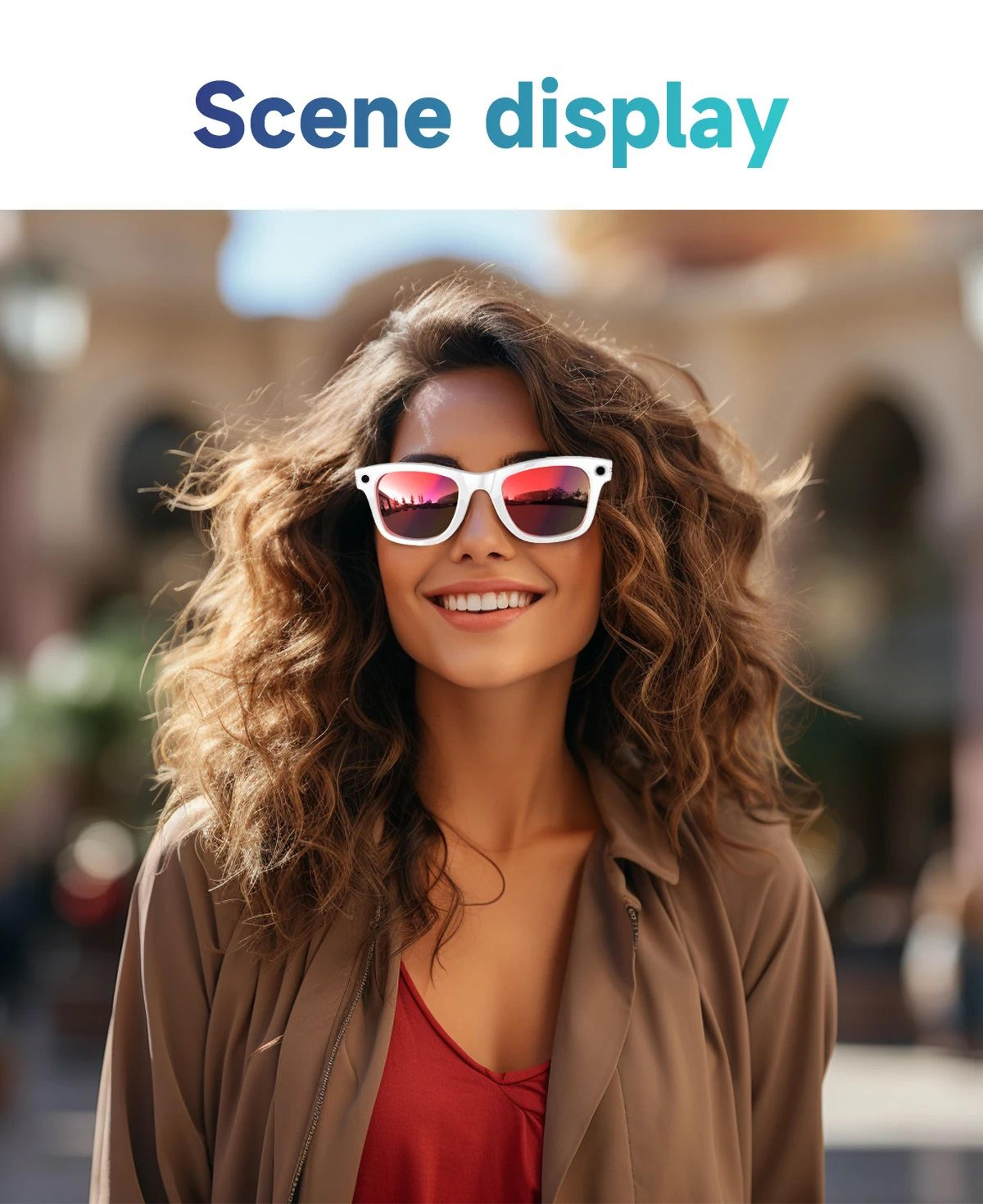 AI Smart Camera Translation Sunglasses 9