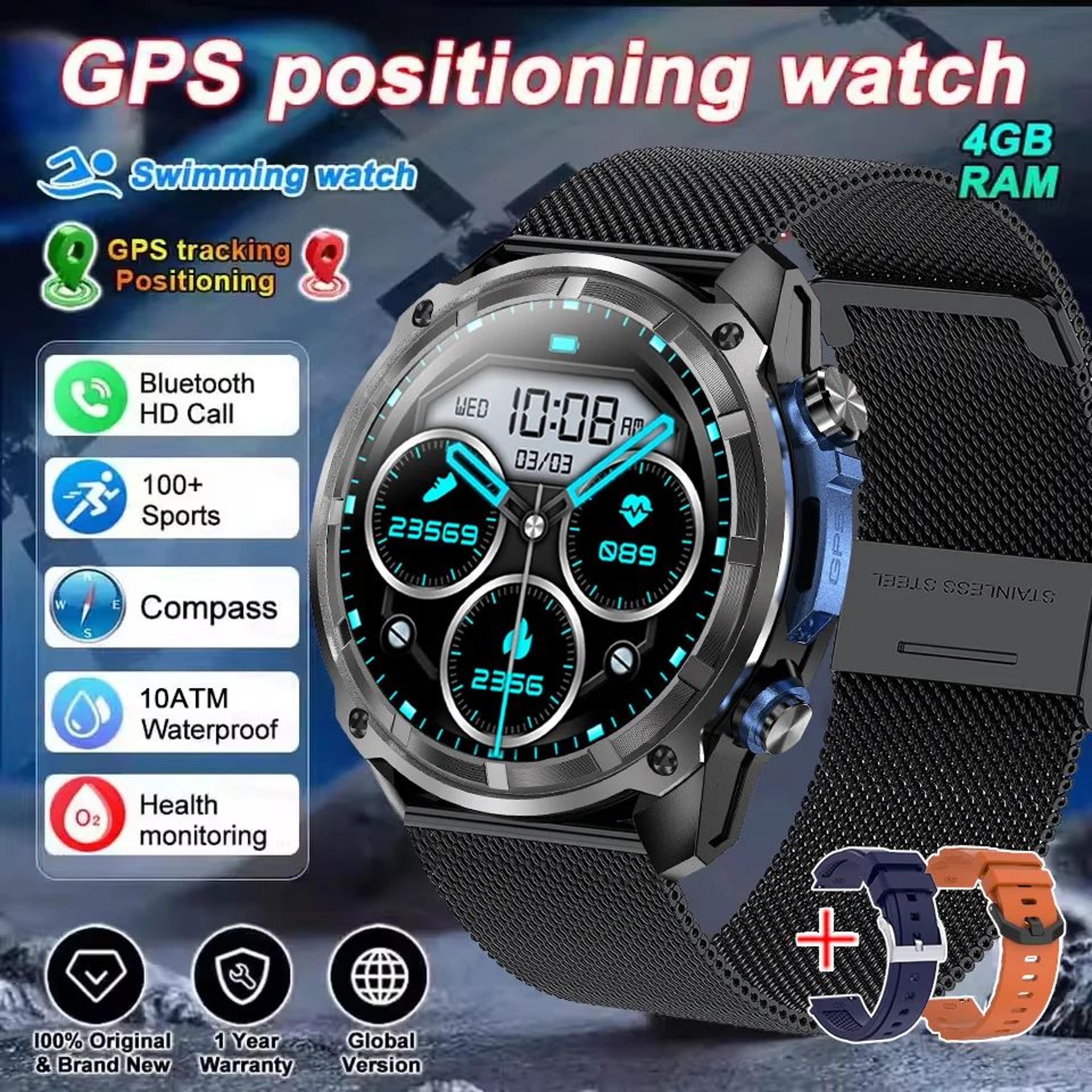 Military GPS Smart Watch With Offline Maps 9
