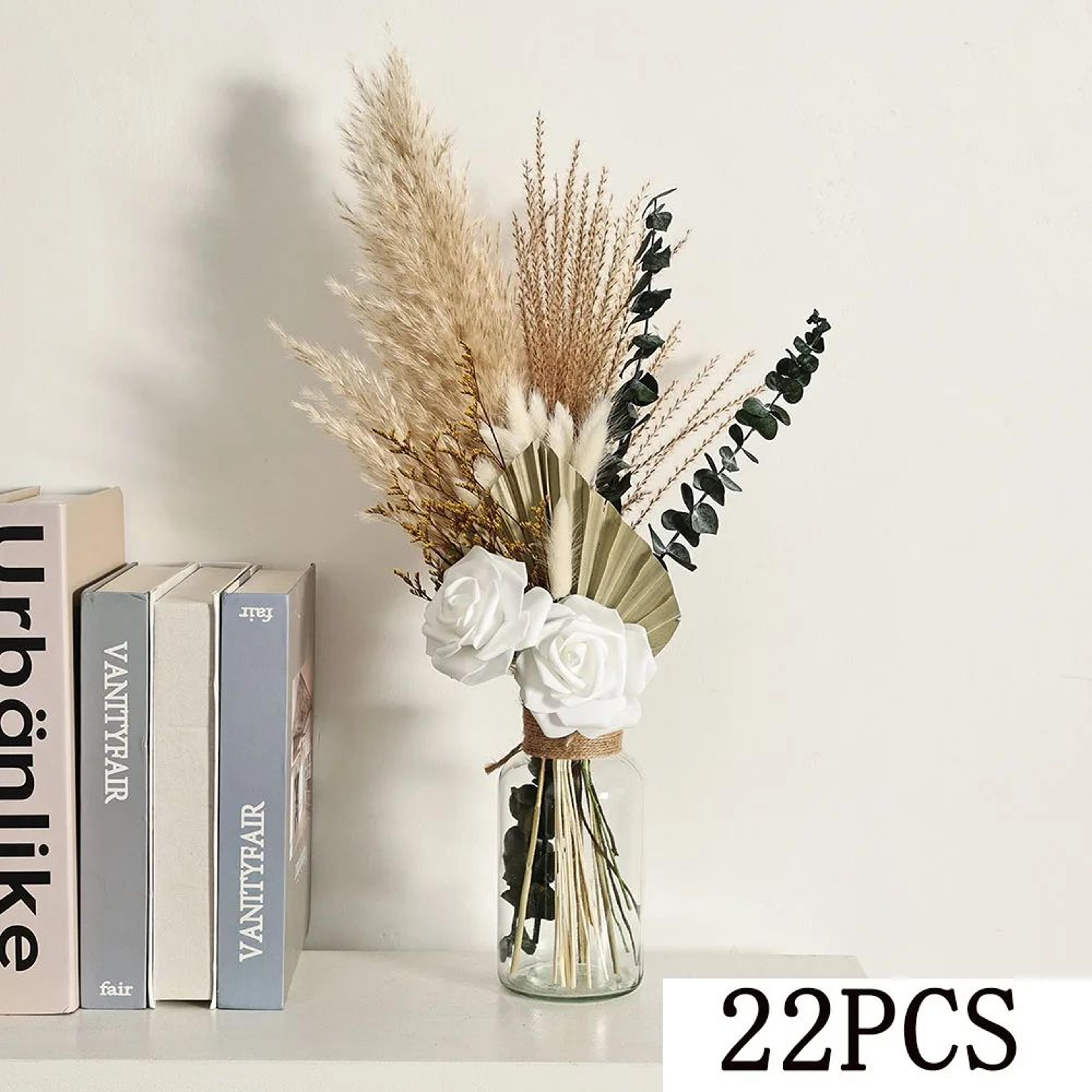 Boho Dried Helichrysum Flower Bouquet 8