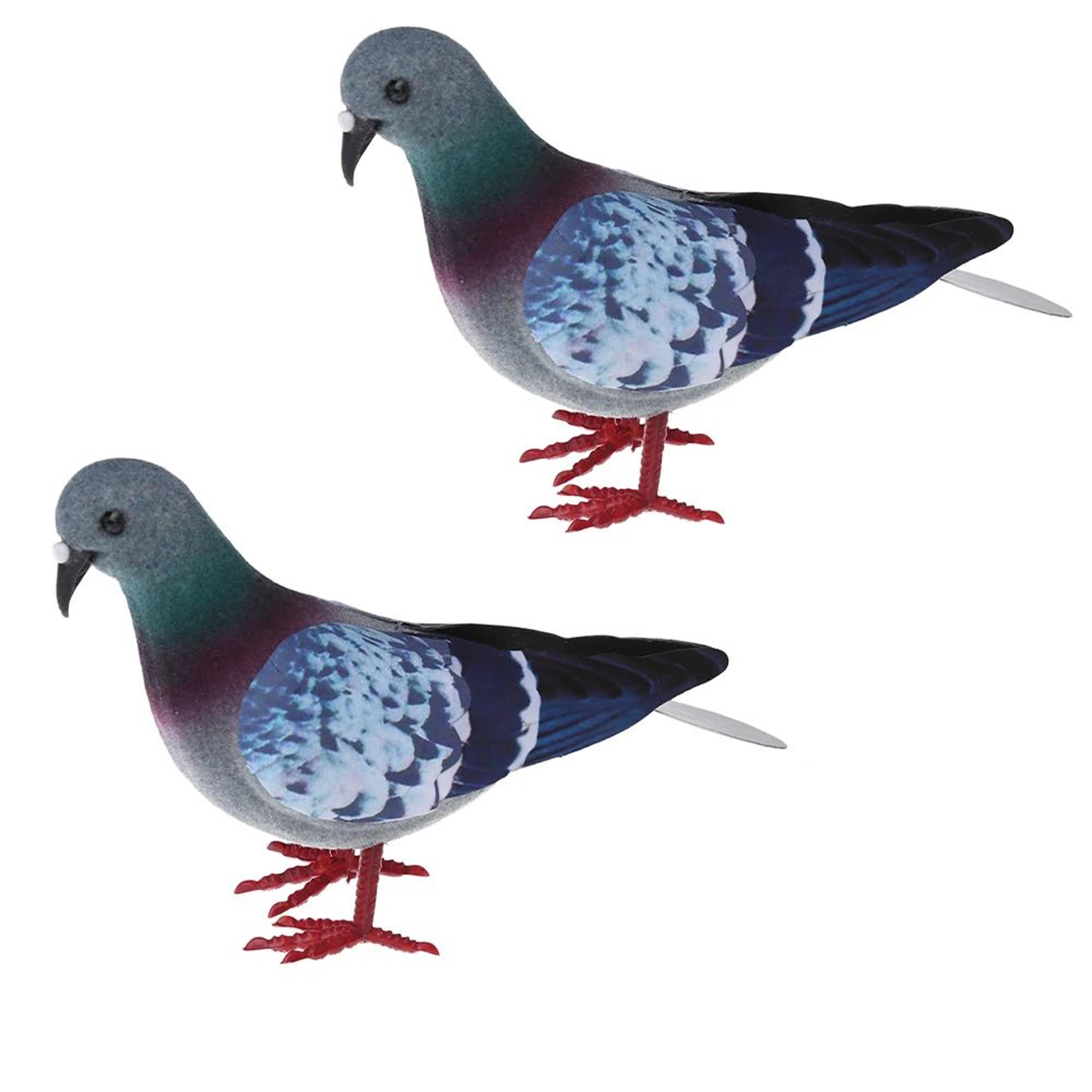 Artificial Dove Bird Decor Realistic Pigeon For Home And Events 13