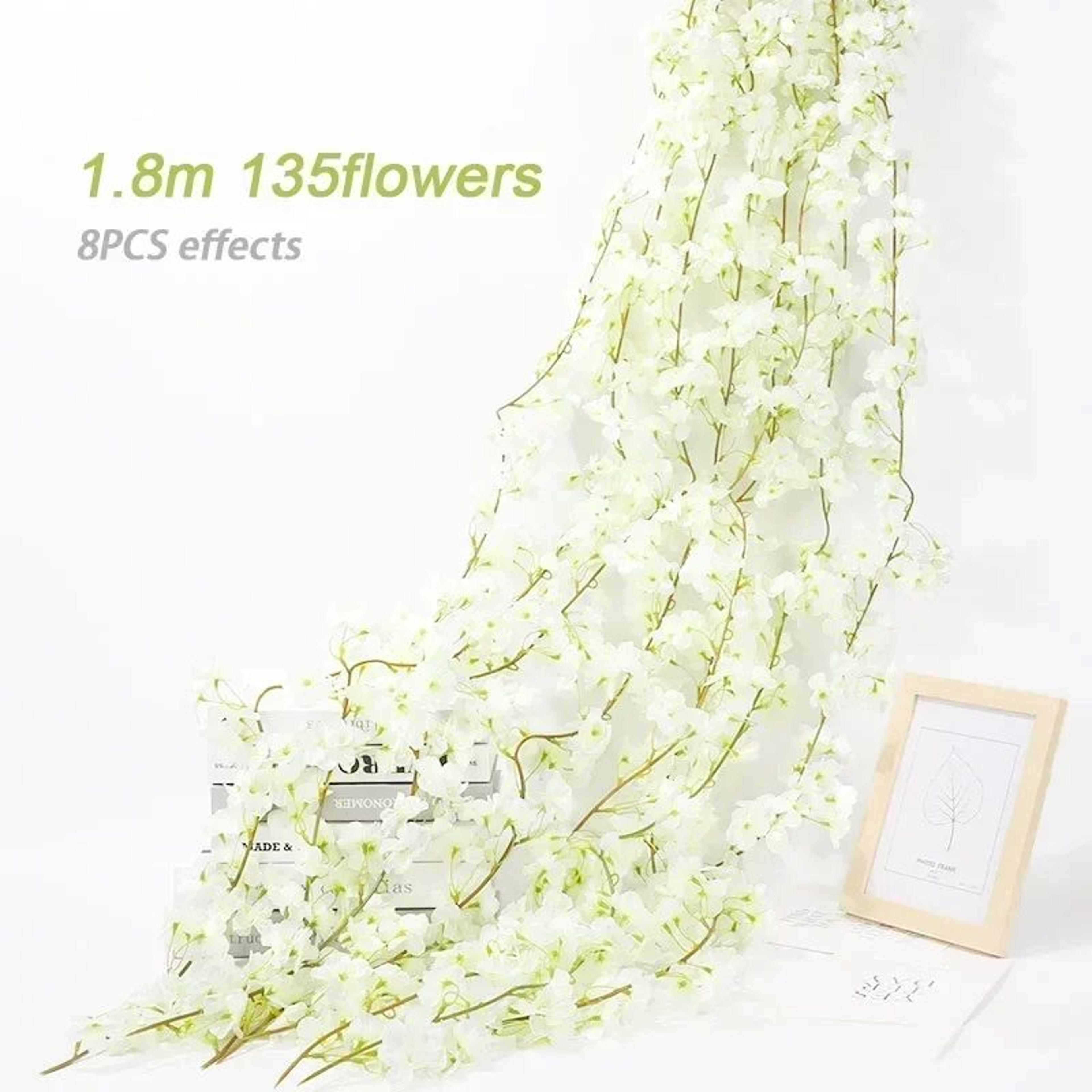 180cm Sakura Cherry Blossom Garland Vine Decor 14