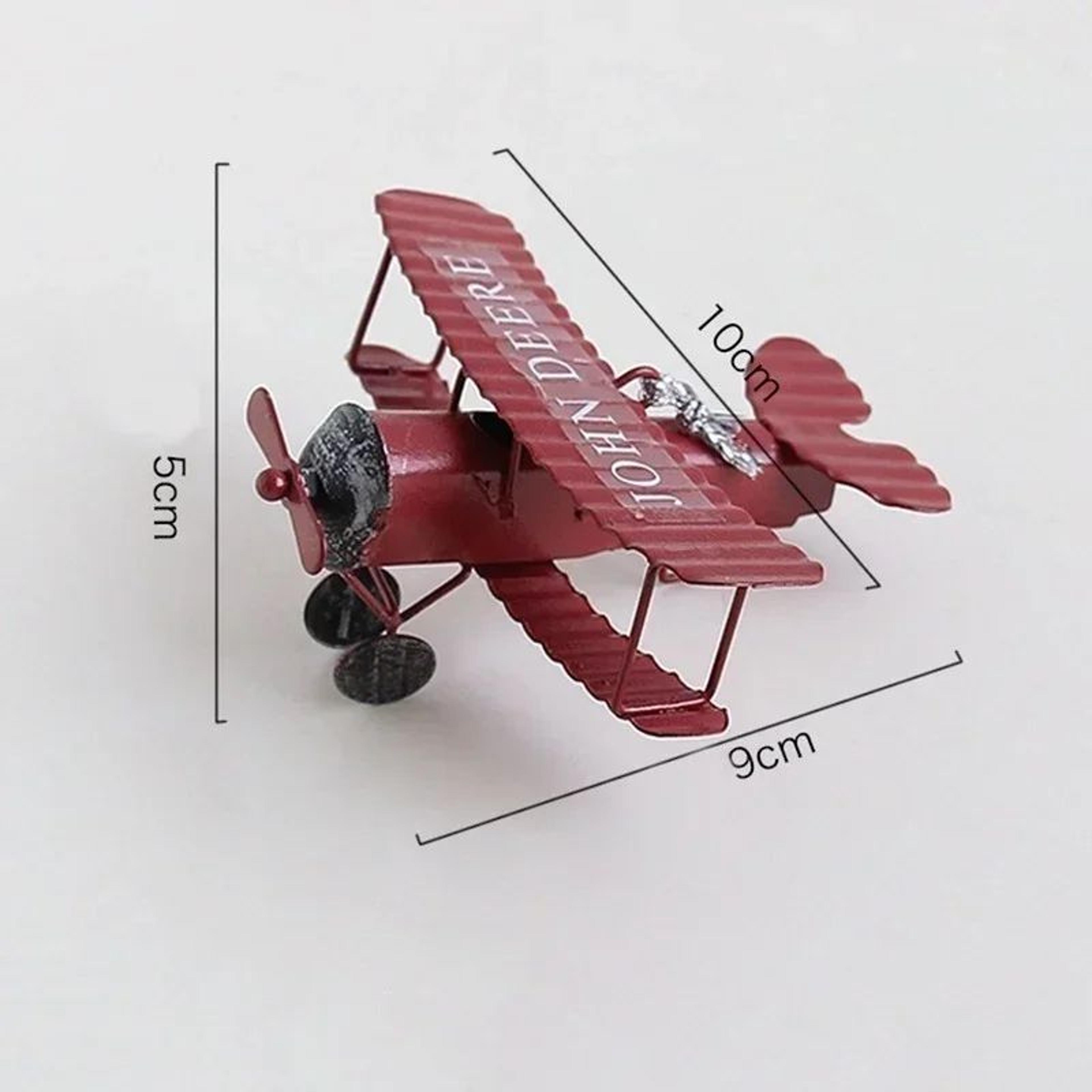 Vintage Wrought Iron Aircraft Model Decor 2