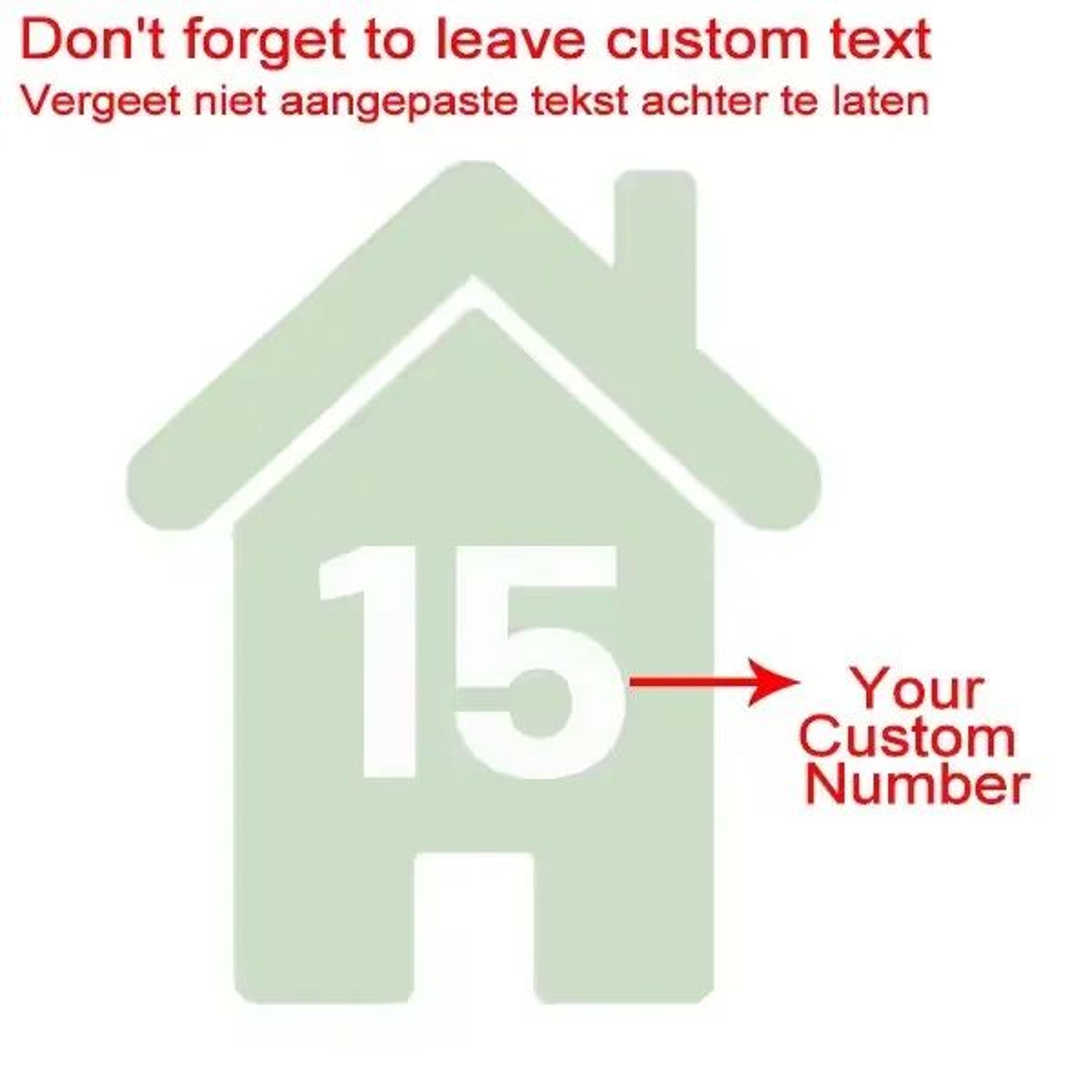 Custom Wheelie Bin Number Vinyl Stickers 17