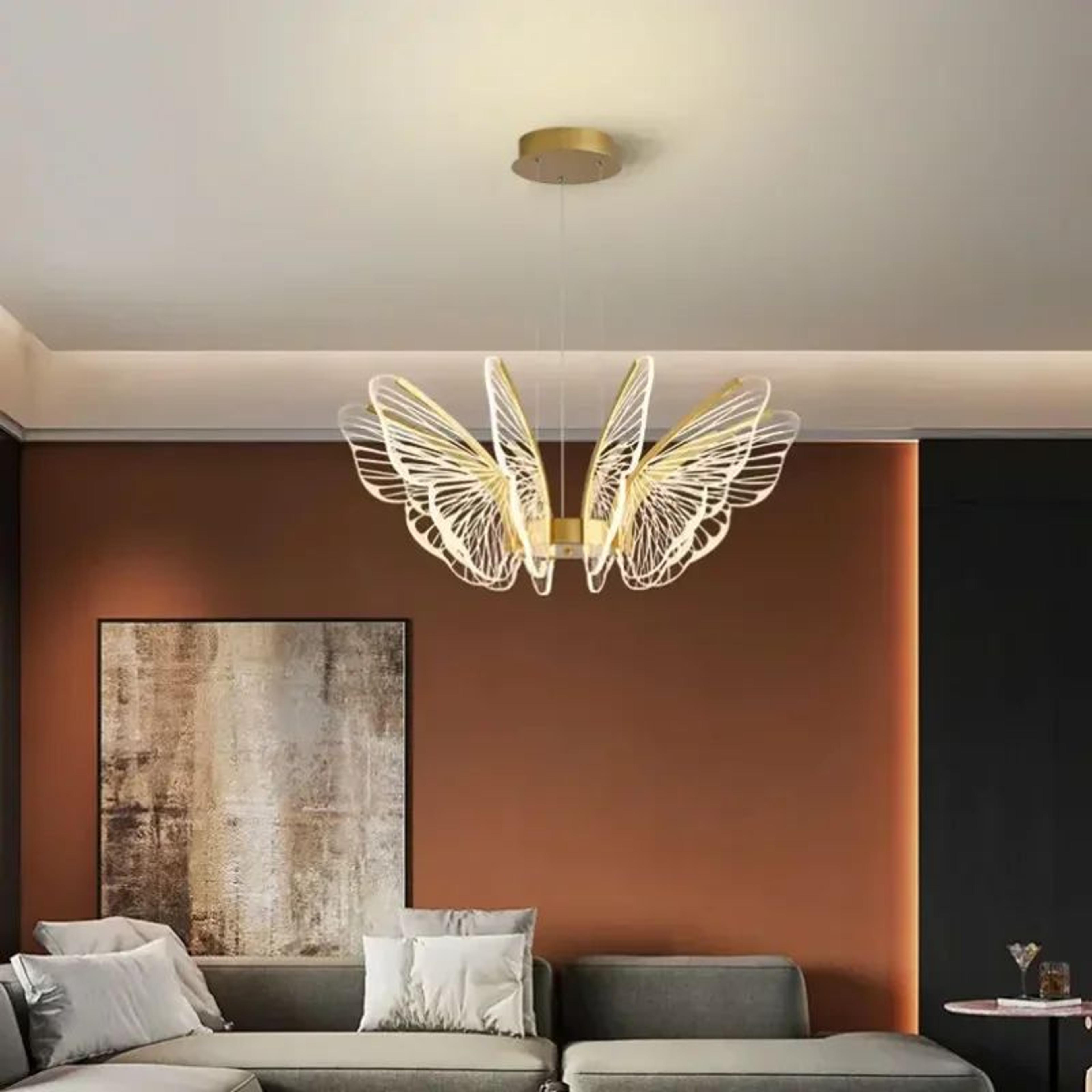 Minimalist Butterfly Acrylic Chandelier 4