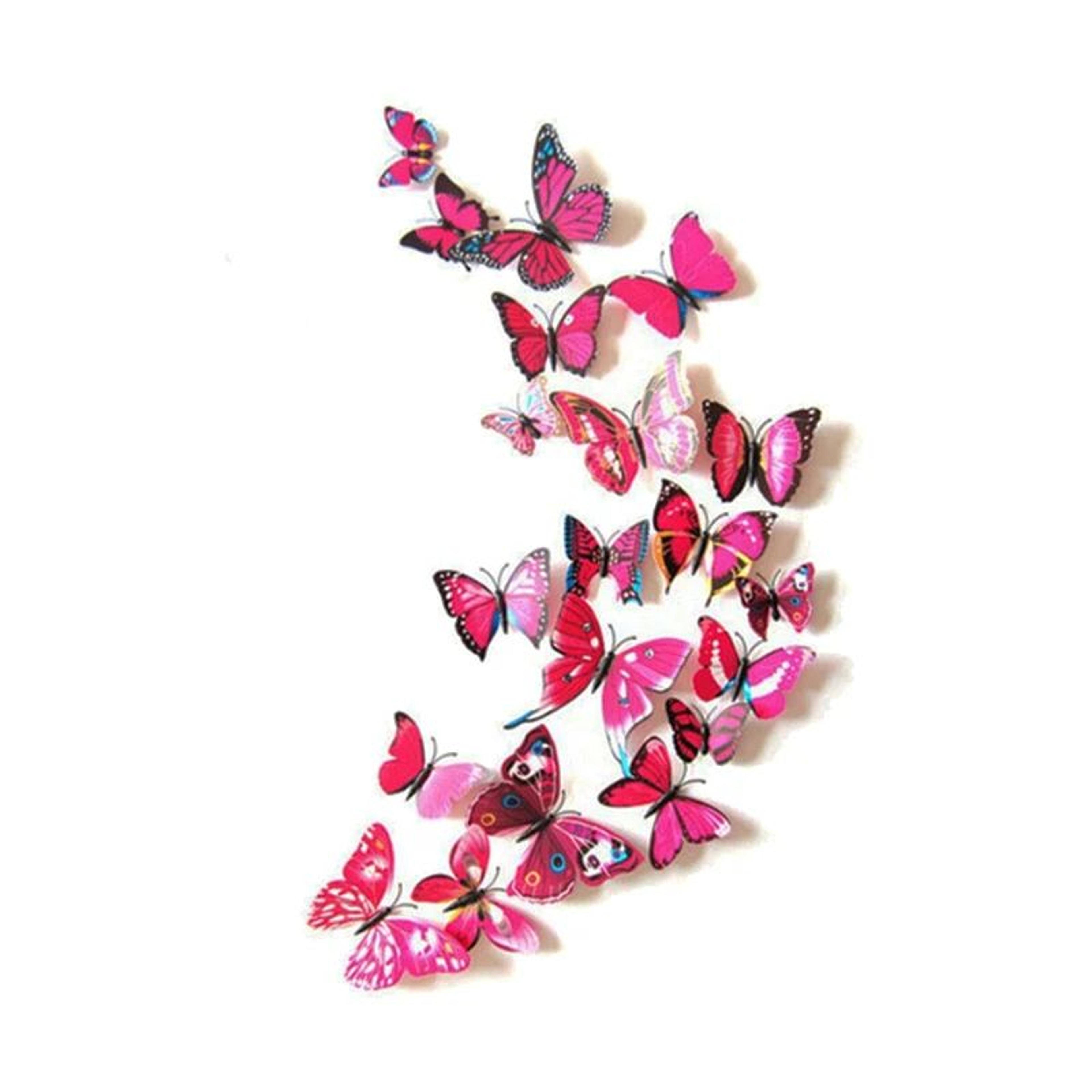 3D Butterfly Magnetic Wall Decor Set 8