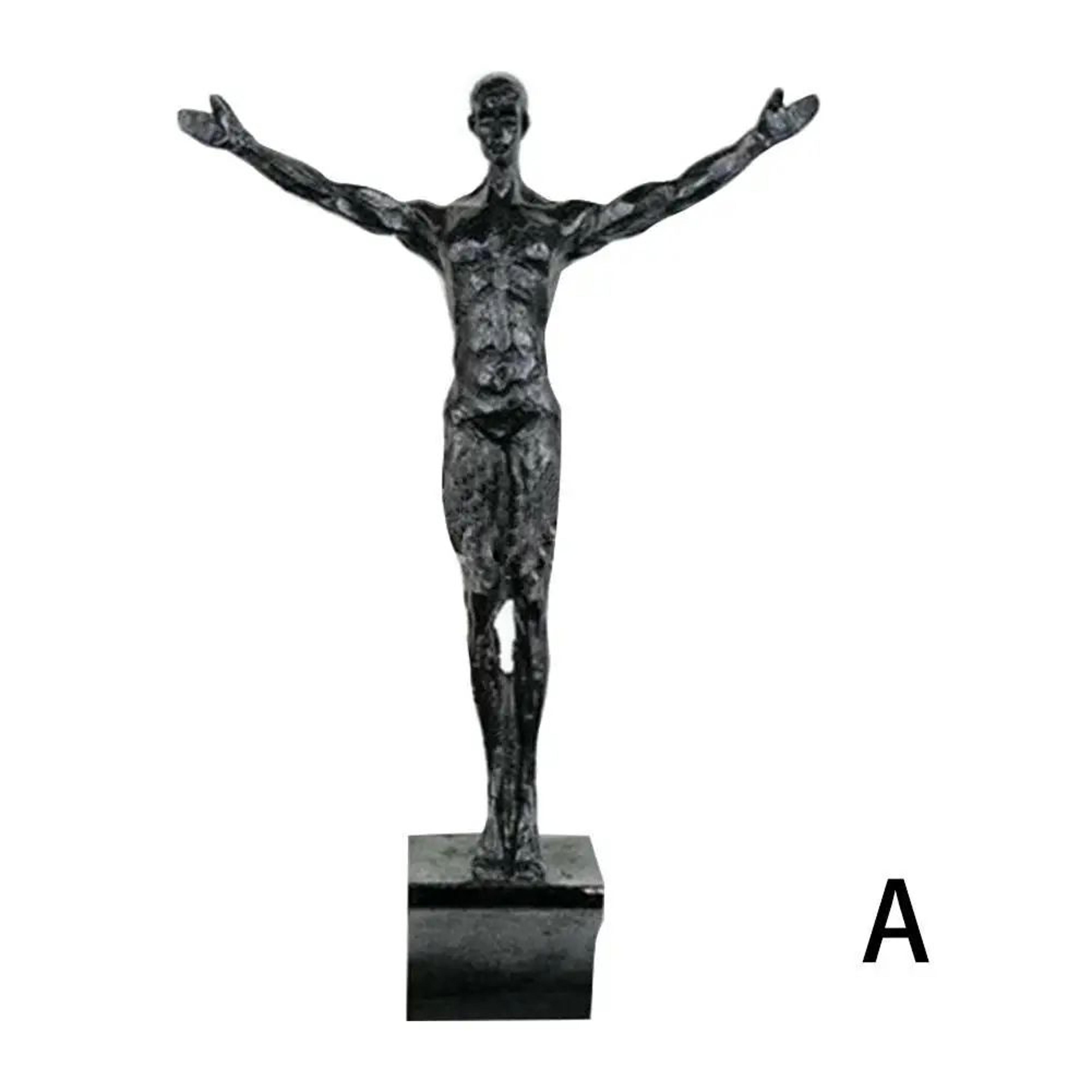 Modern Climbing Man Resin Wall Sculpture Art Decor 6