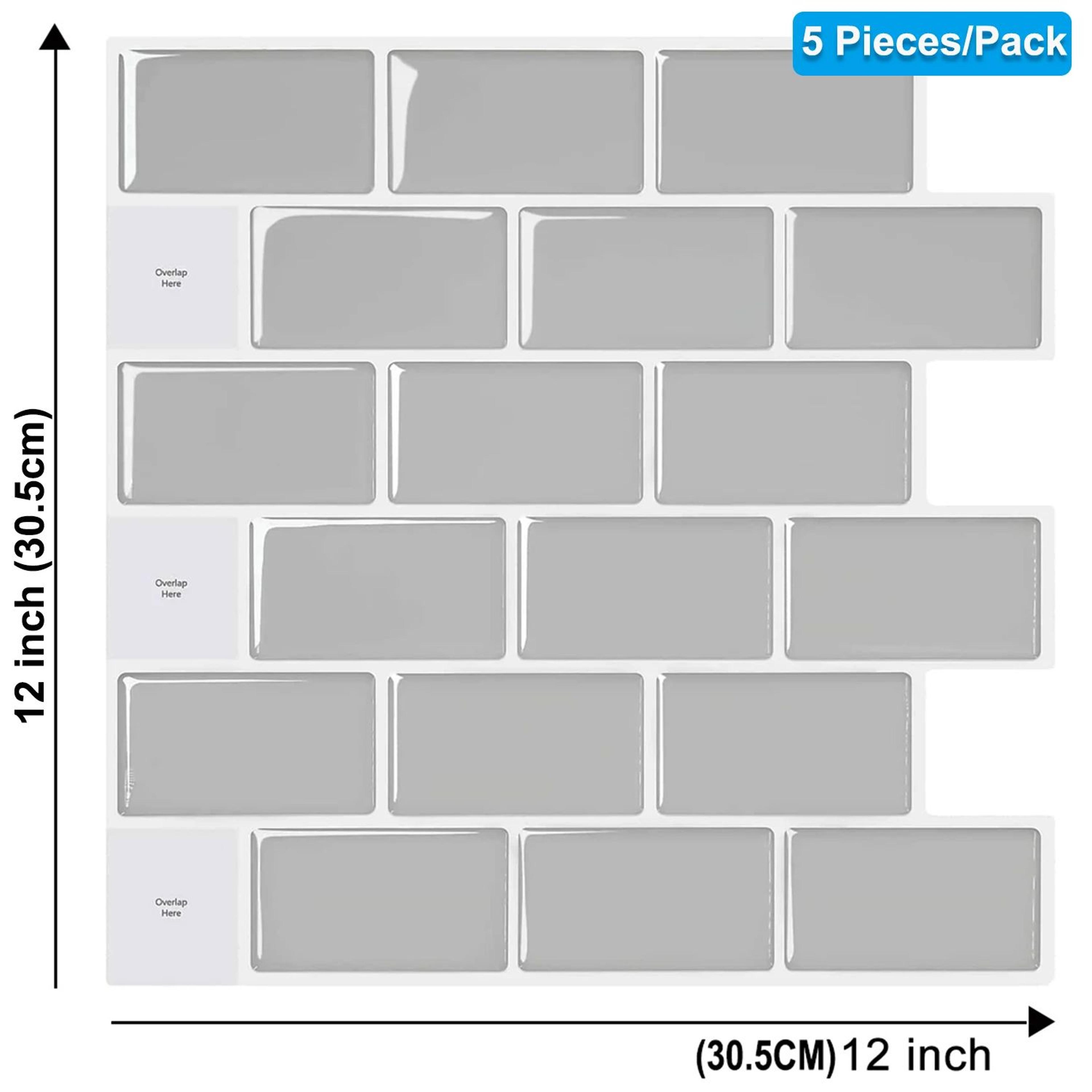 3D Waterproof Peel And Stick Tile Wall Sticker 16