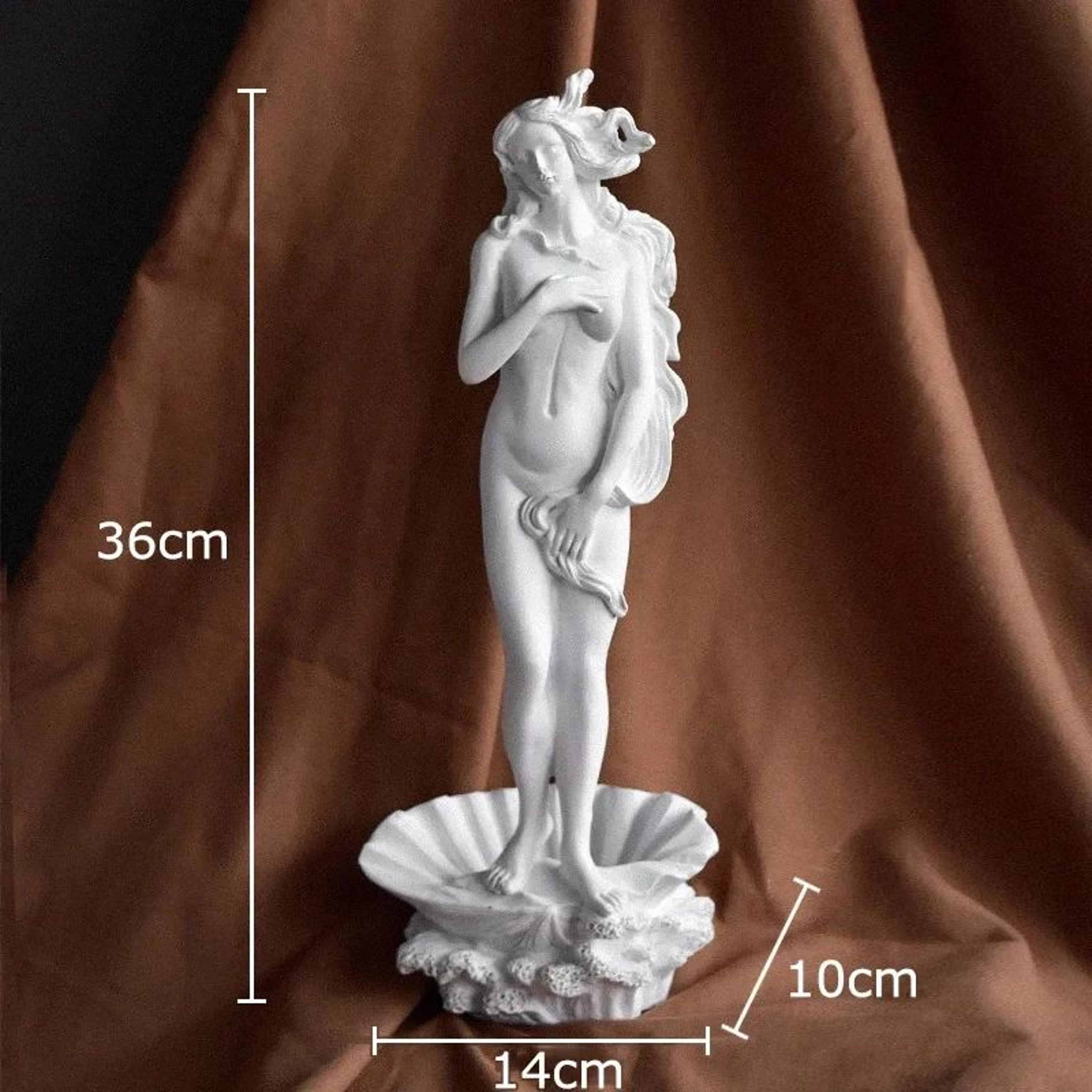 Venus Goddess Resin Sculpture Desk Decor 12