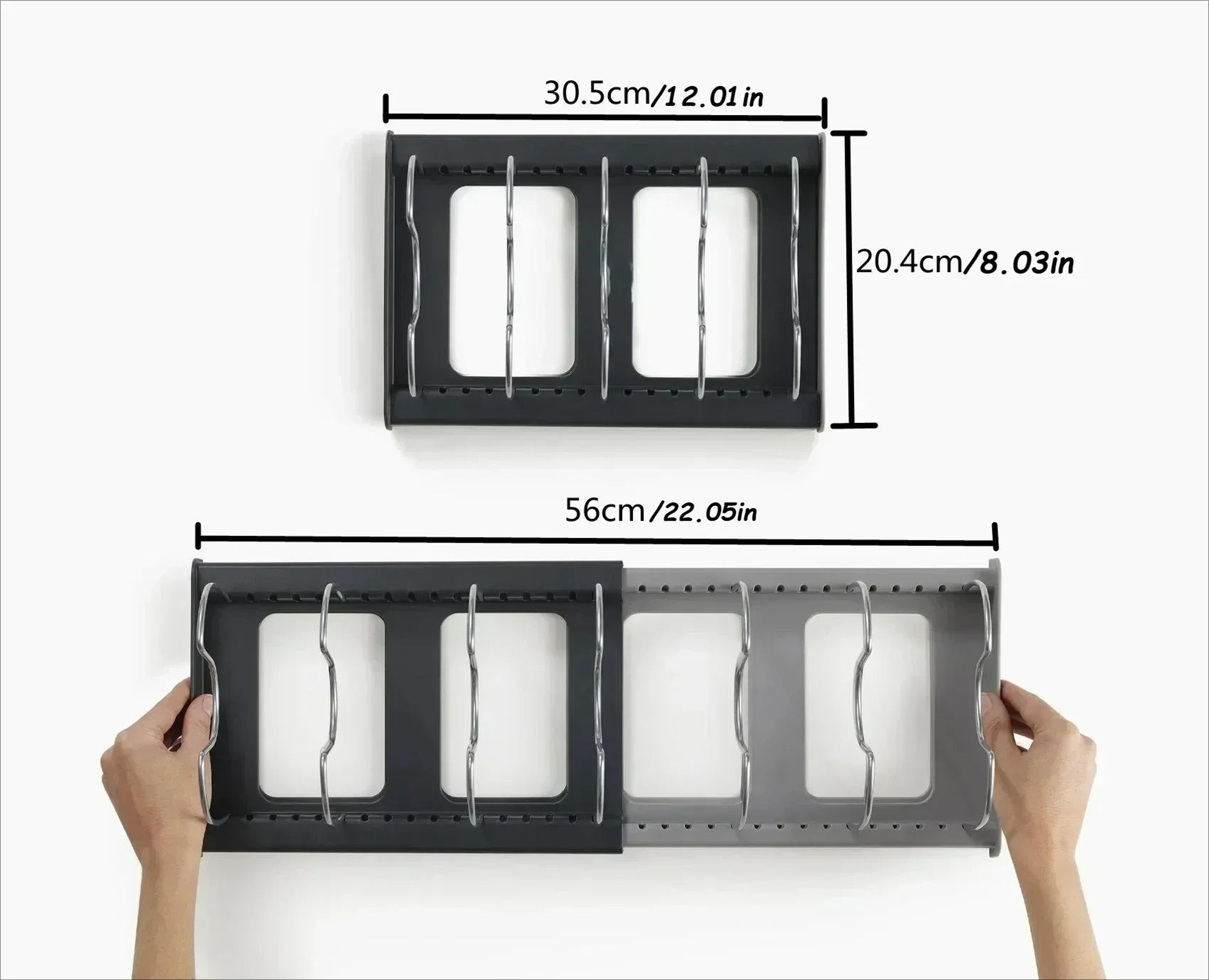 Expandable Pots And Pans Storage Rack Organizer 6