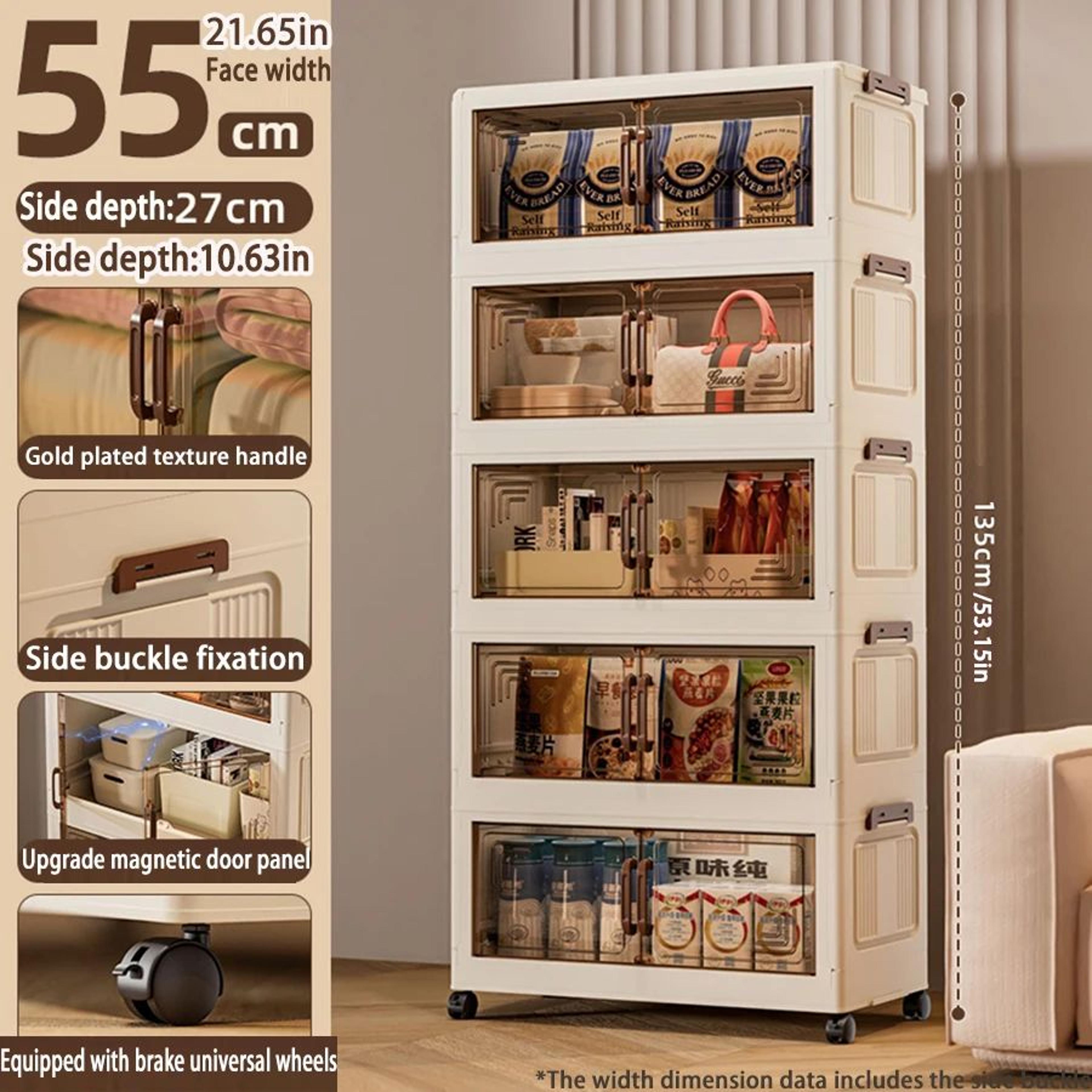 Foldable Storage Cabinet Wardrobe Organizer 16