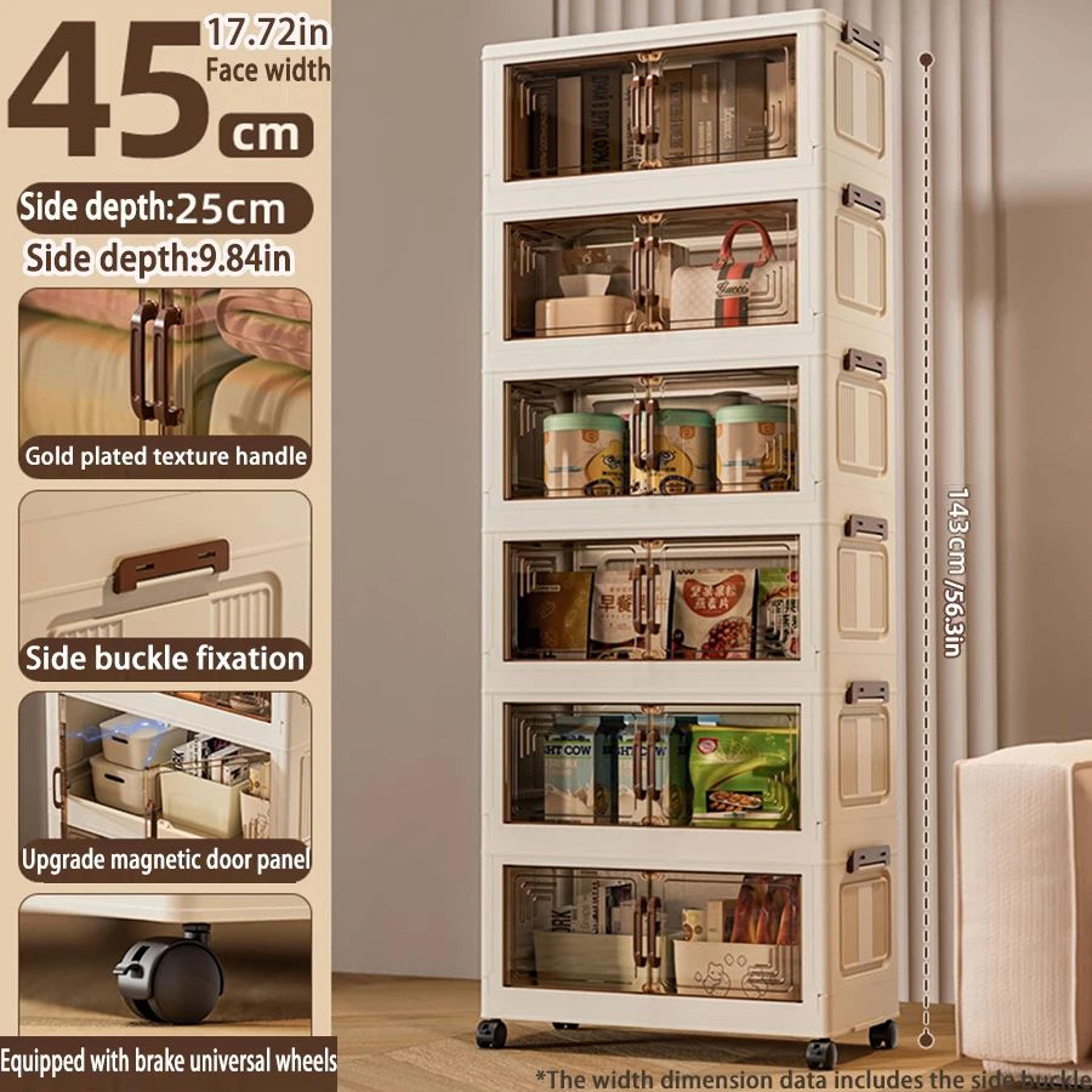 Foldable Storage Cabinet Wardrobe Organizer 11
