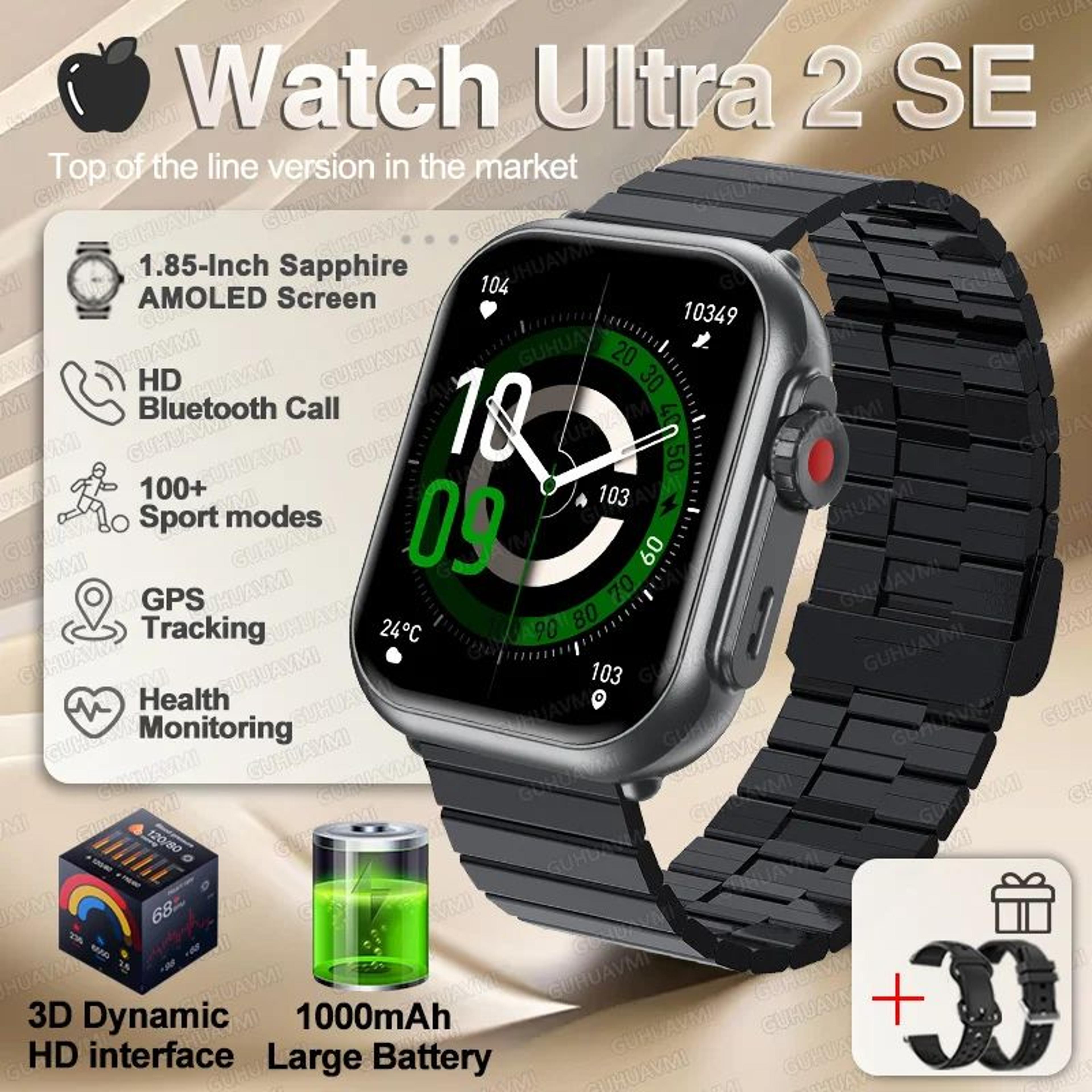 Ultra Smartwatch AMOLED GPS Waterproof With Call 18