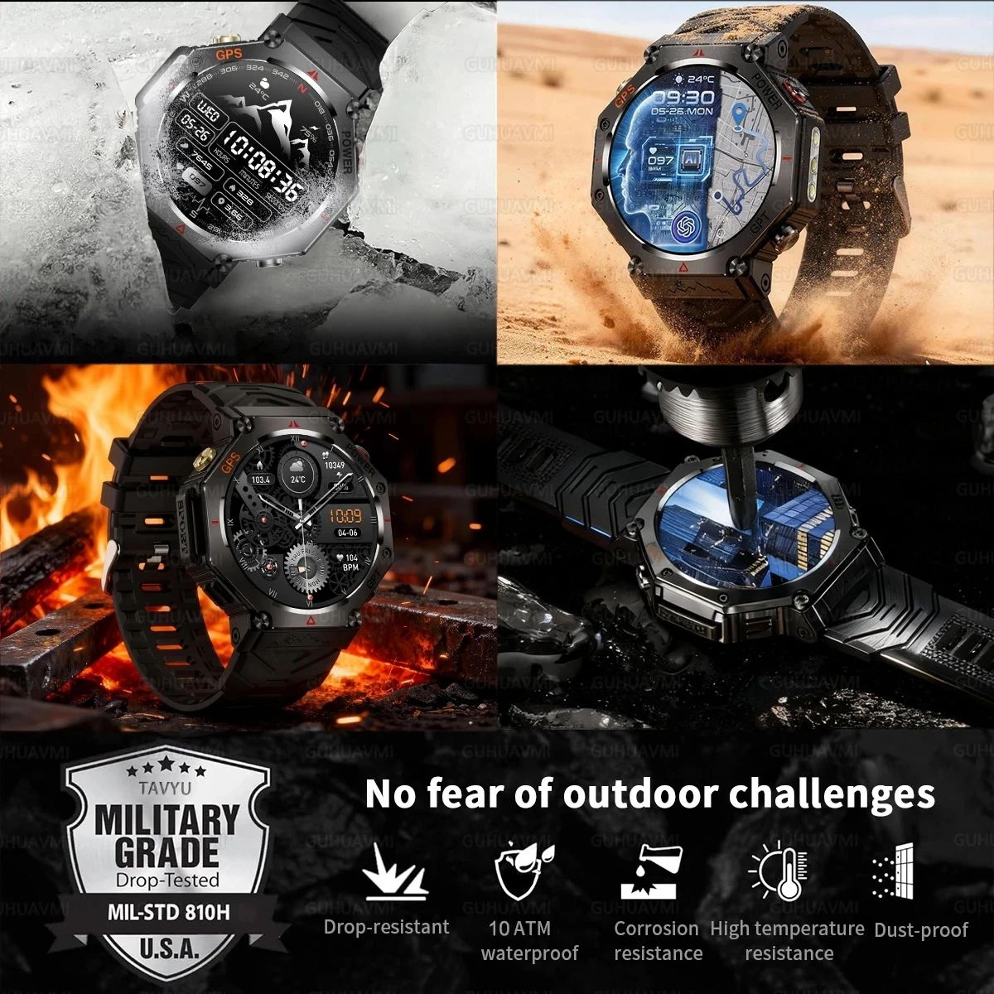 T Rex 3 Ultra Military GPS Smartwatch AMOLED 5