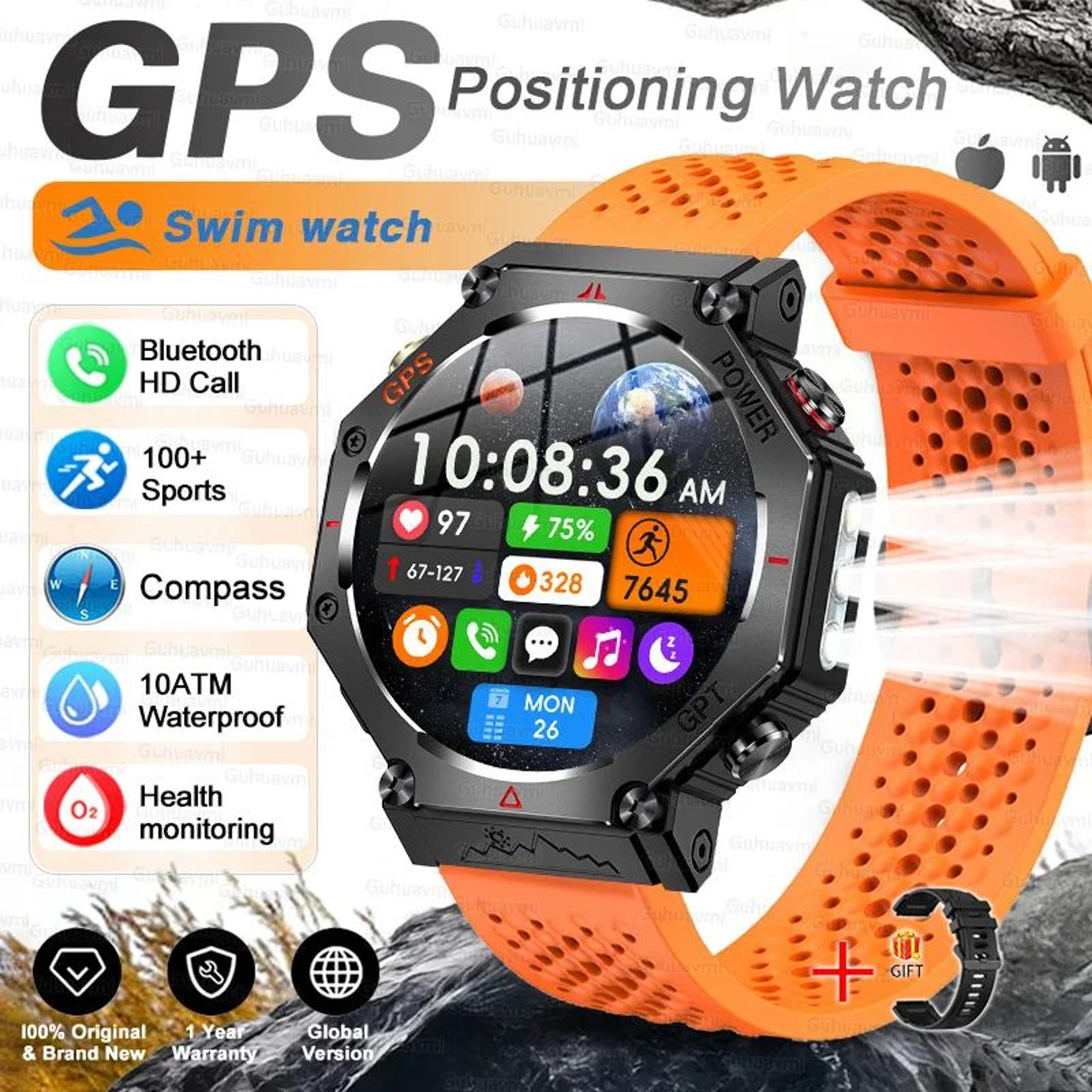T Rex 3 Ultra Military GPS Smartwatch AMOLED 10
