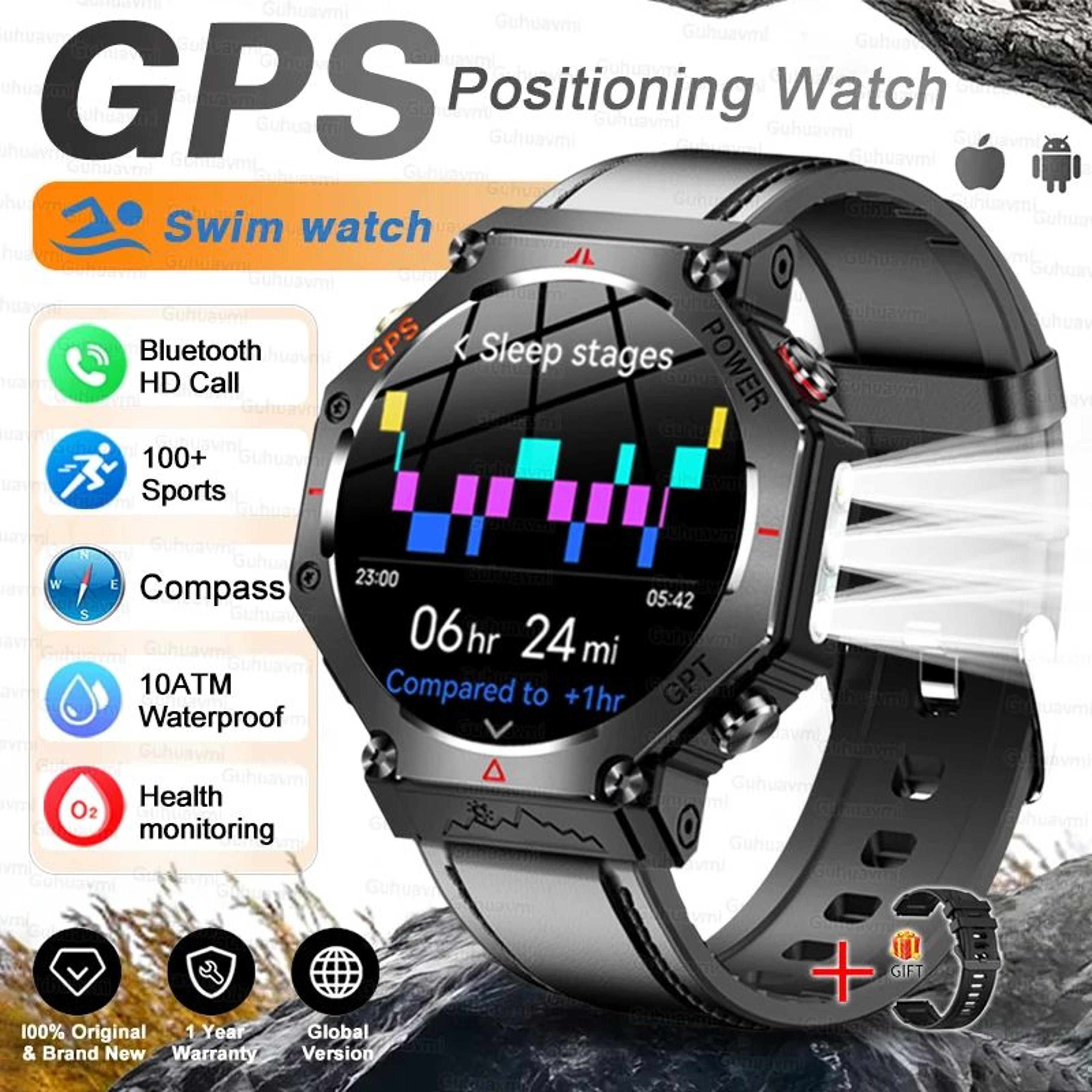 T Rex 3 Ultra Military GPS Smartwatch AMOLED 12