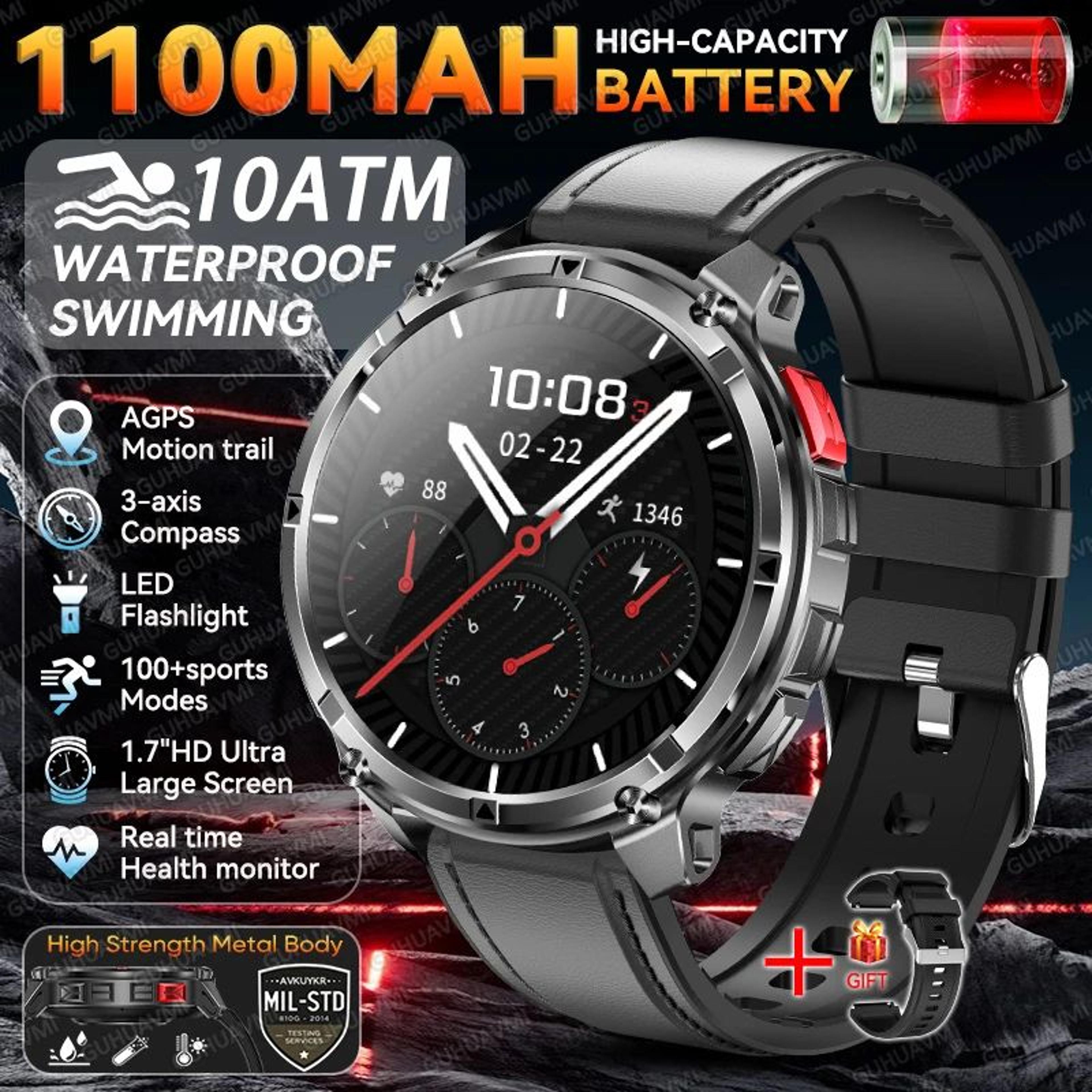 T Rex 3 Pro GPS Smartwatch With 1100mAh Battery 13