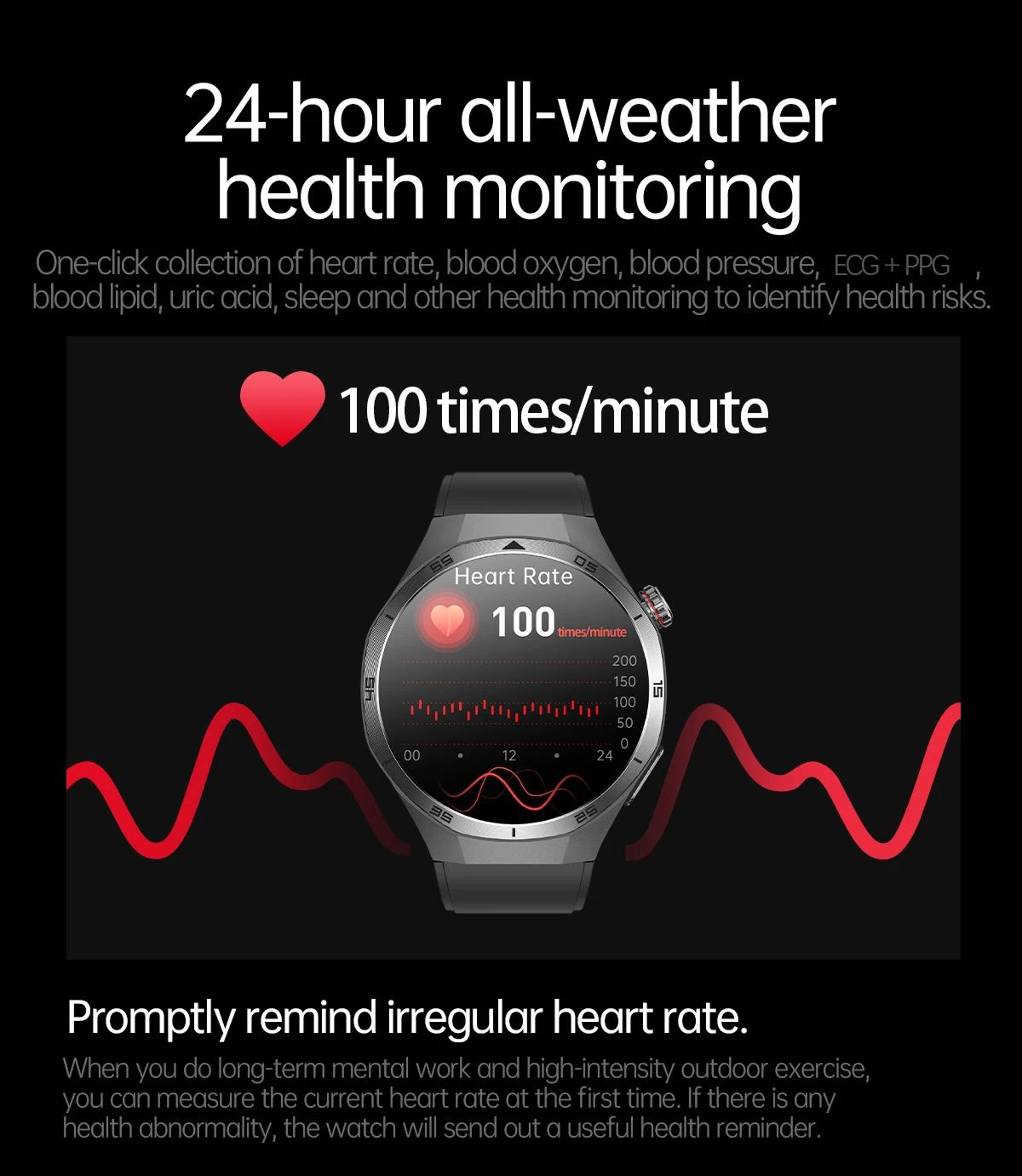 ECG PPG Health Smartwatch With NFC And Call 7