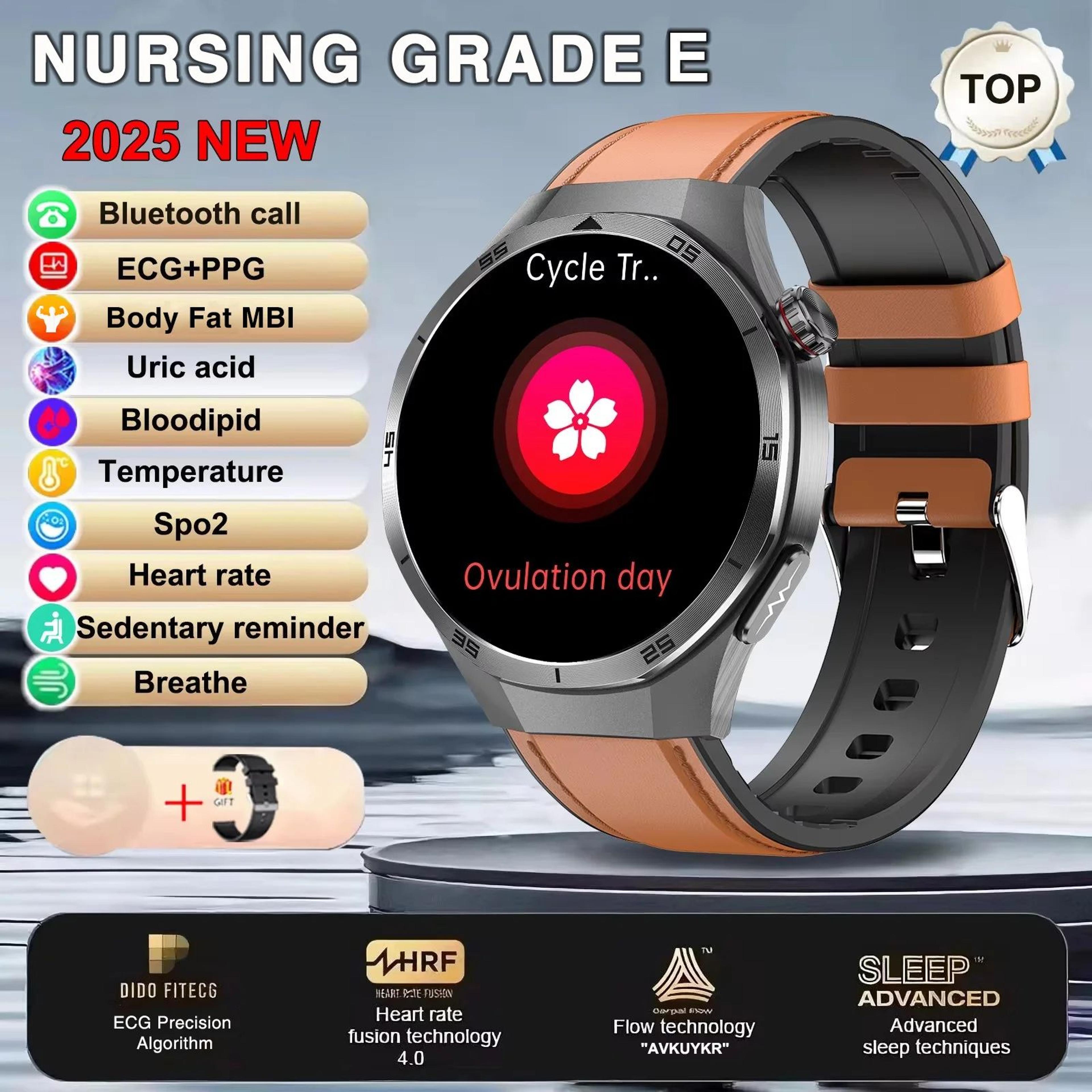 ECG PPG Health Smartwatch With NFC And Call 17