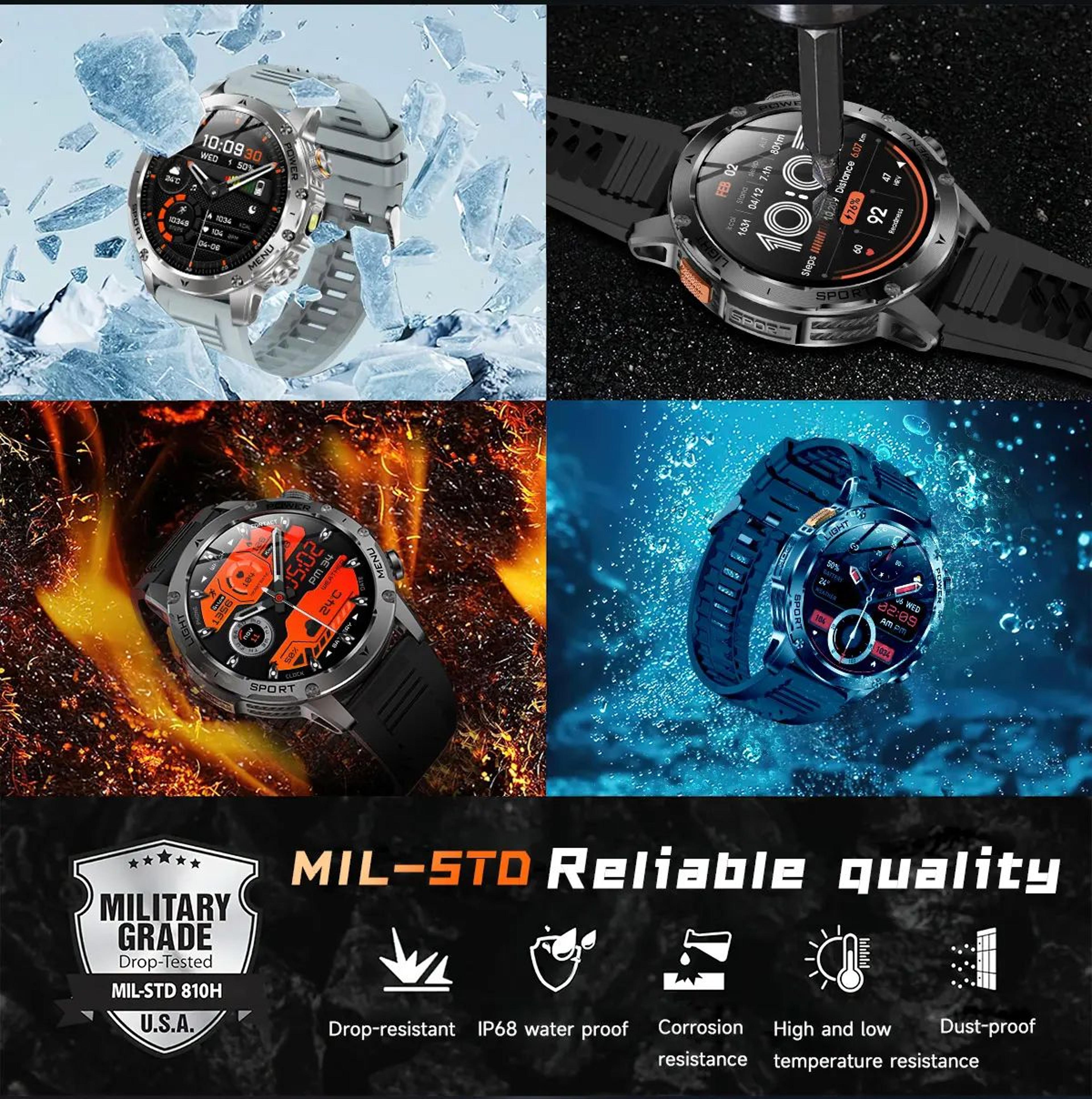 17 Inch AMOLED GPS Smartwatch With NFC Call 9