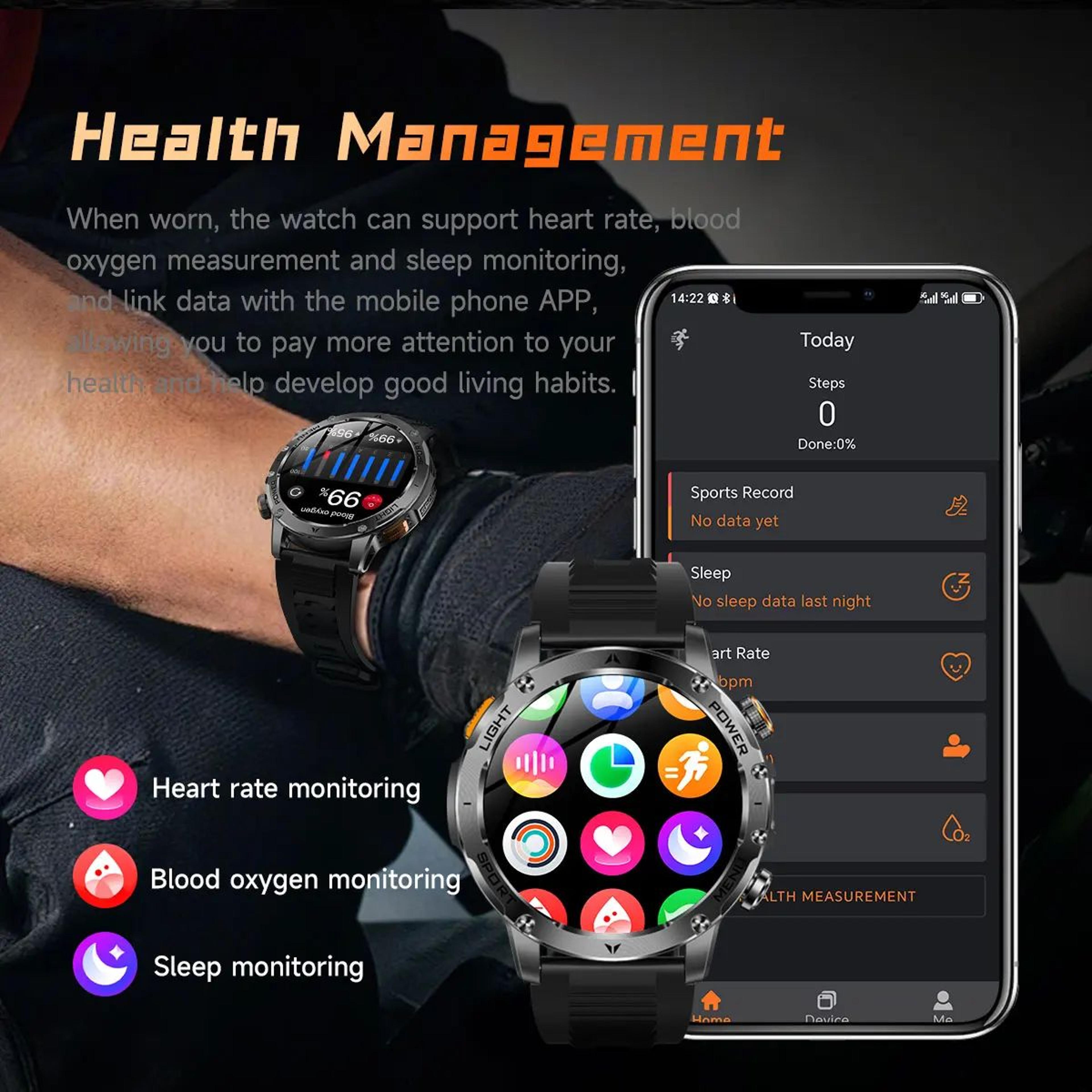 17 Inch AMOLED GPS Smartwatch With NFC Call 13