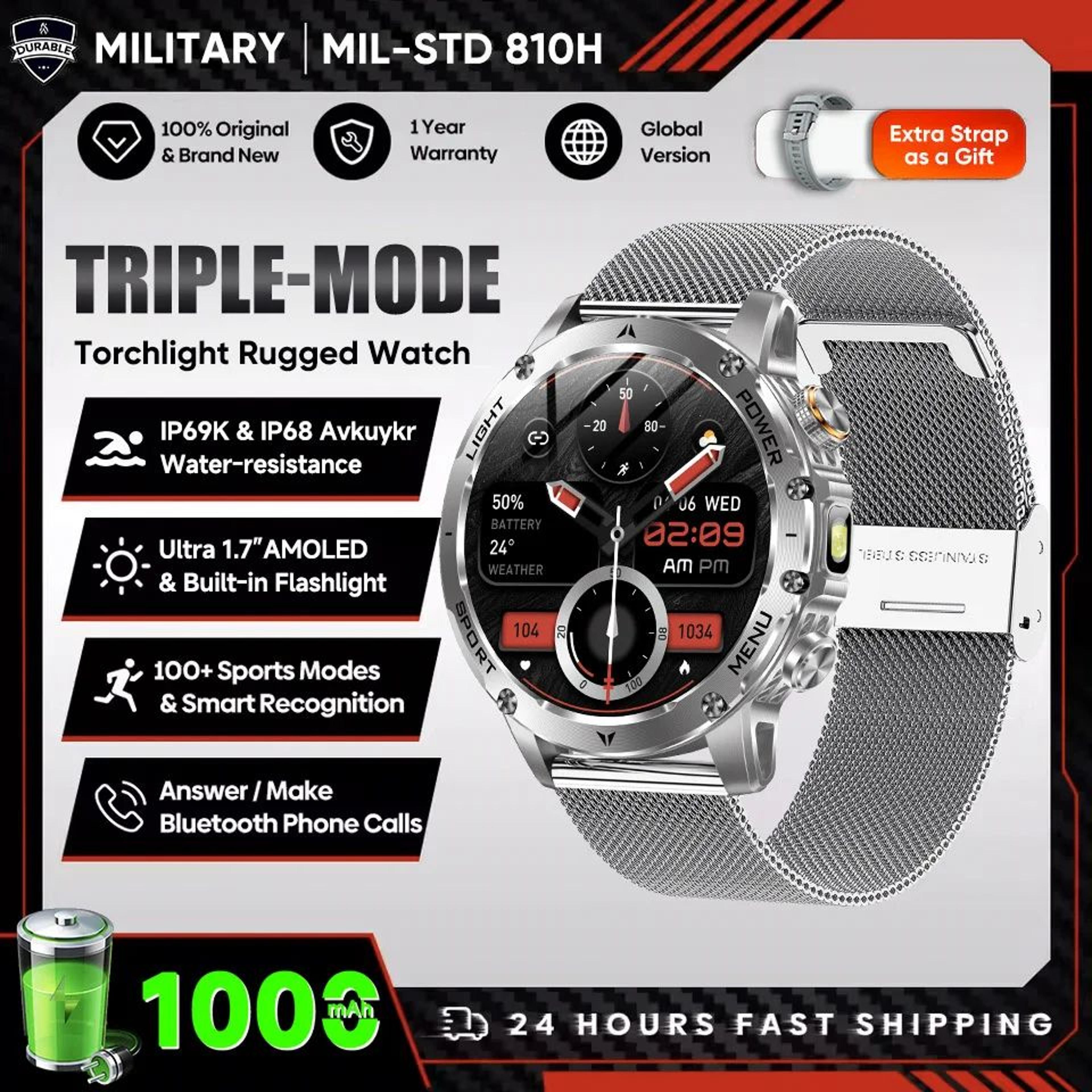 17 Inch AMOLED GPS Smartwatch With NFC Call 21