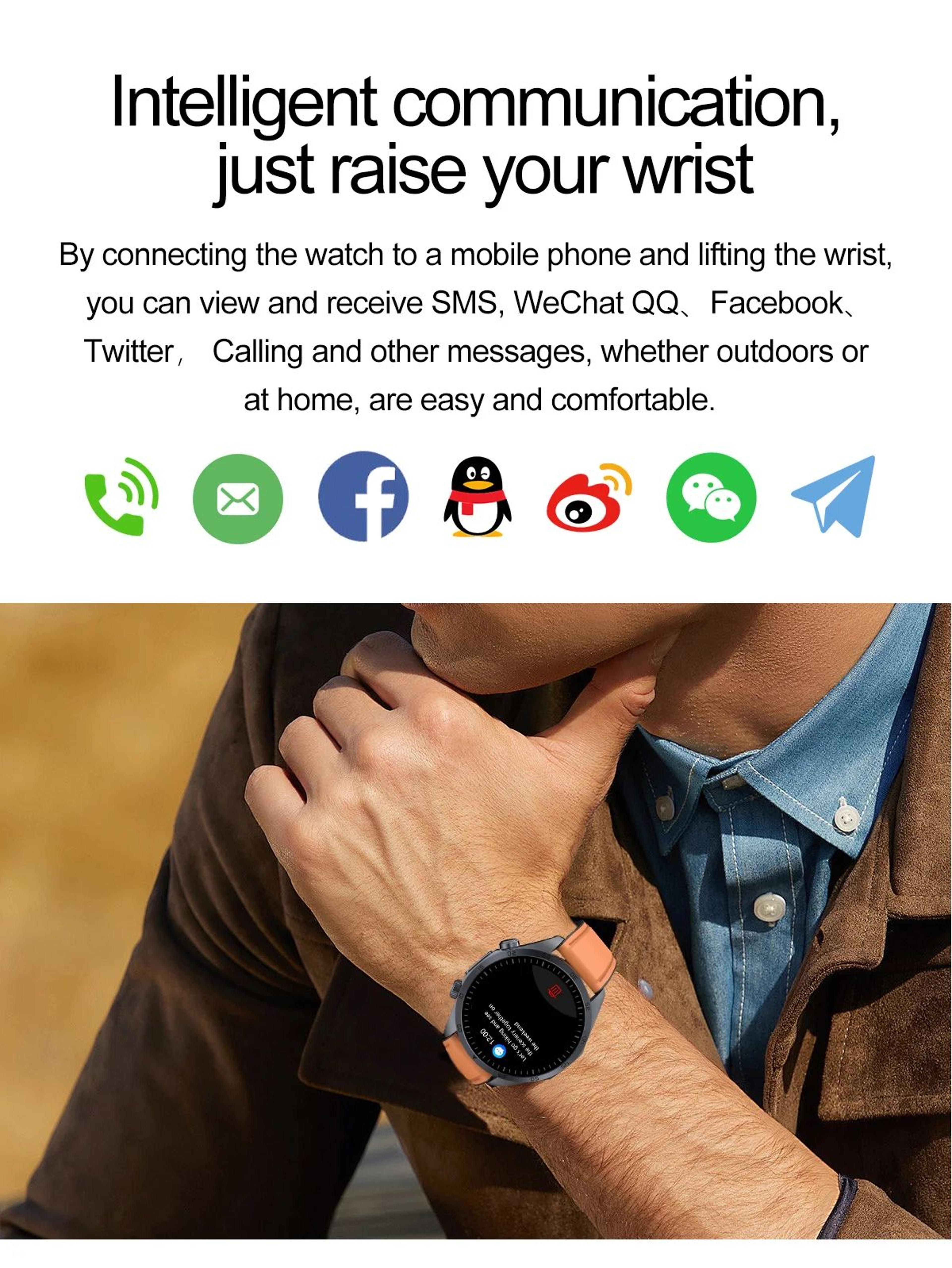 ECG PPG AI Health Smartwatch With Lipid And Uric Monitor 10