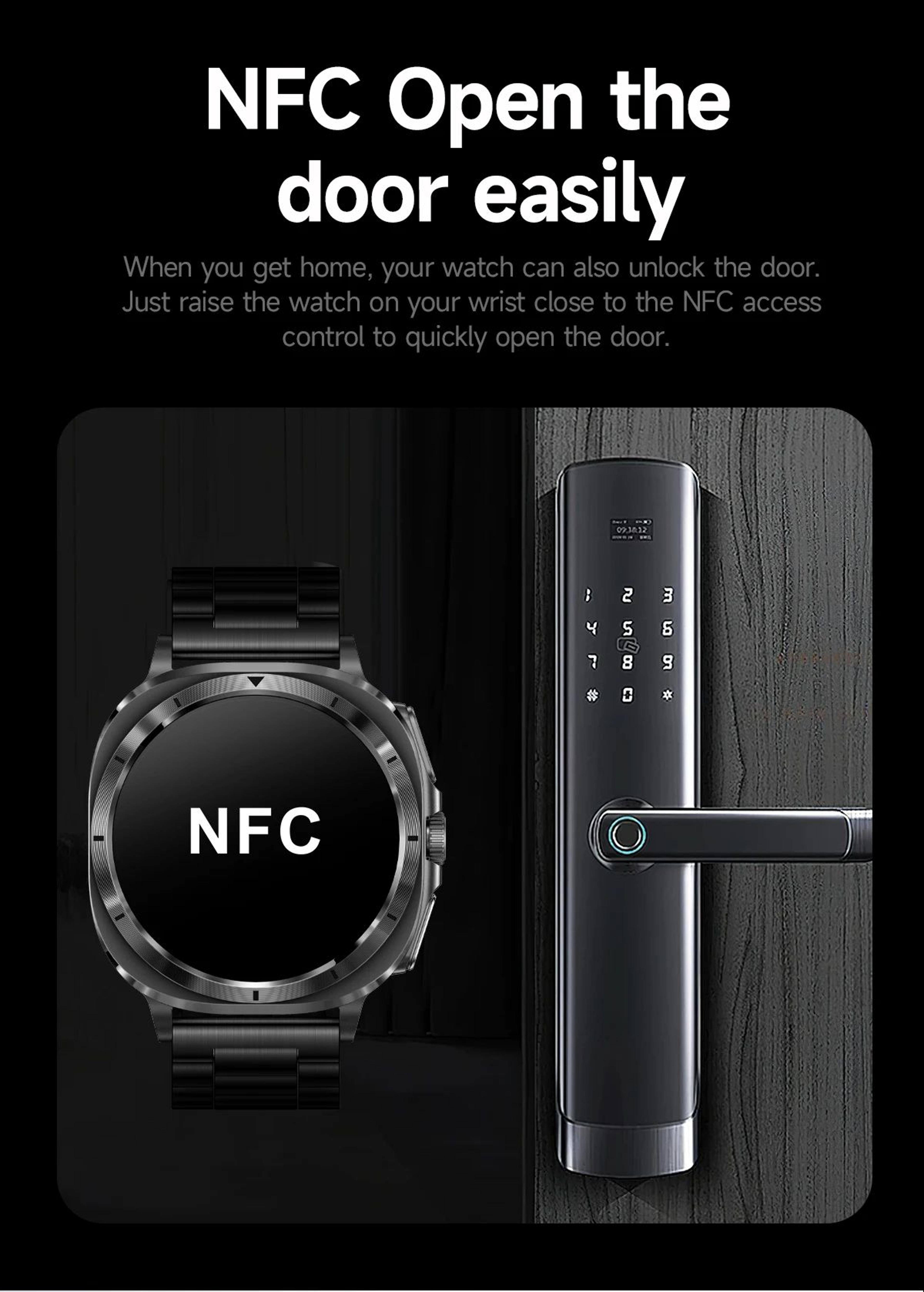 AI ECG PPG Health Smartwatch With Laser Analysis 10