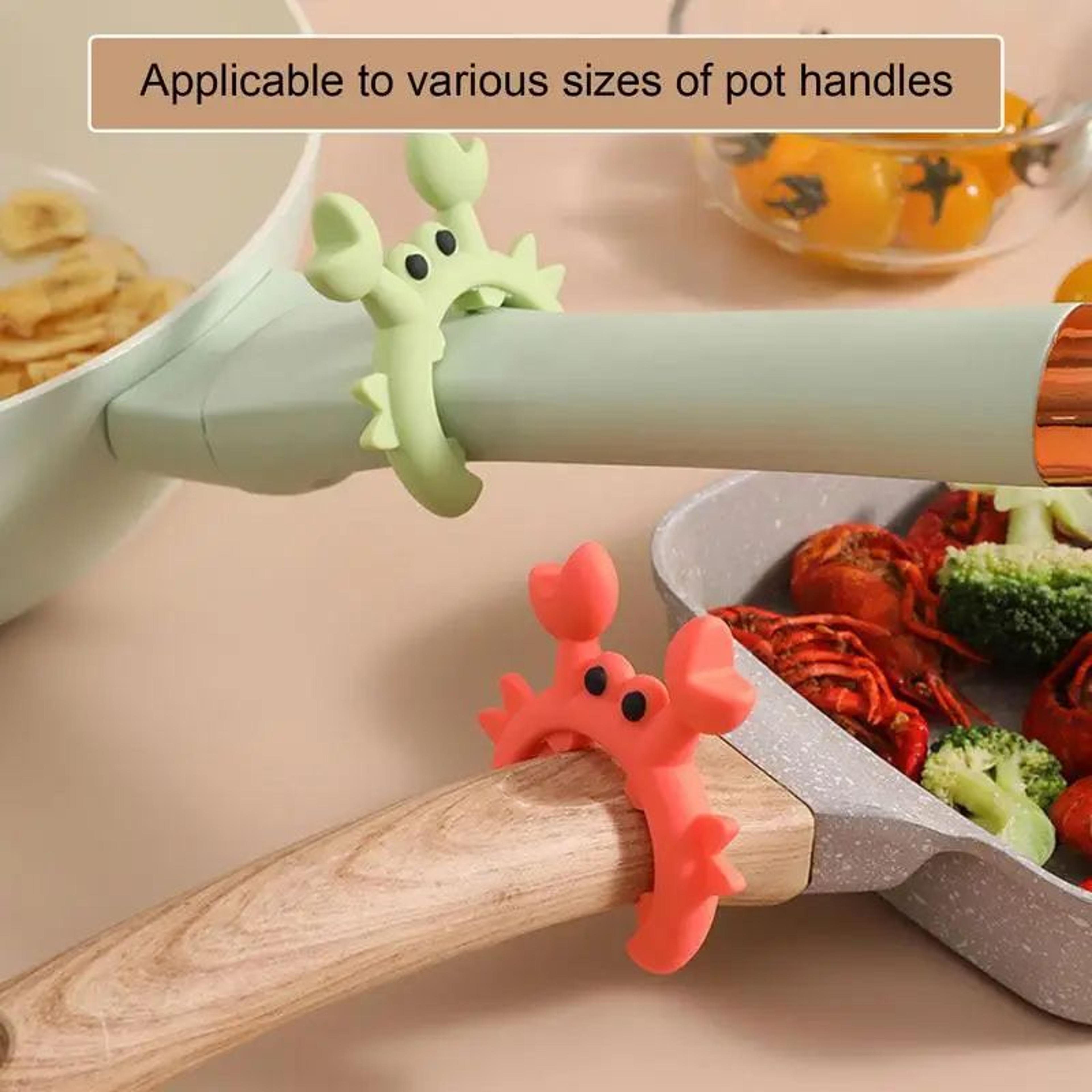Crab Shaped Silicone Utensil Rest For Mess Free Cooking 1