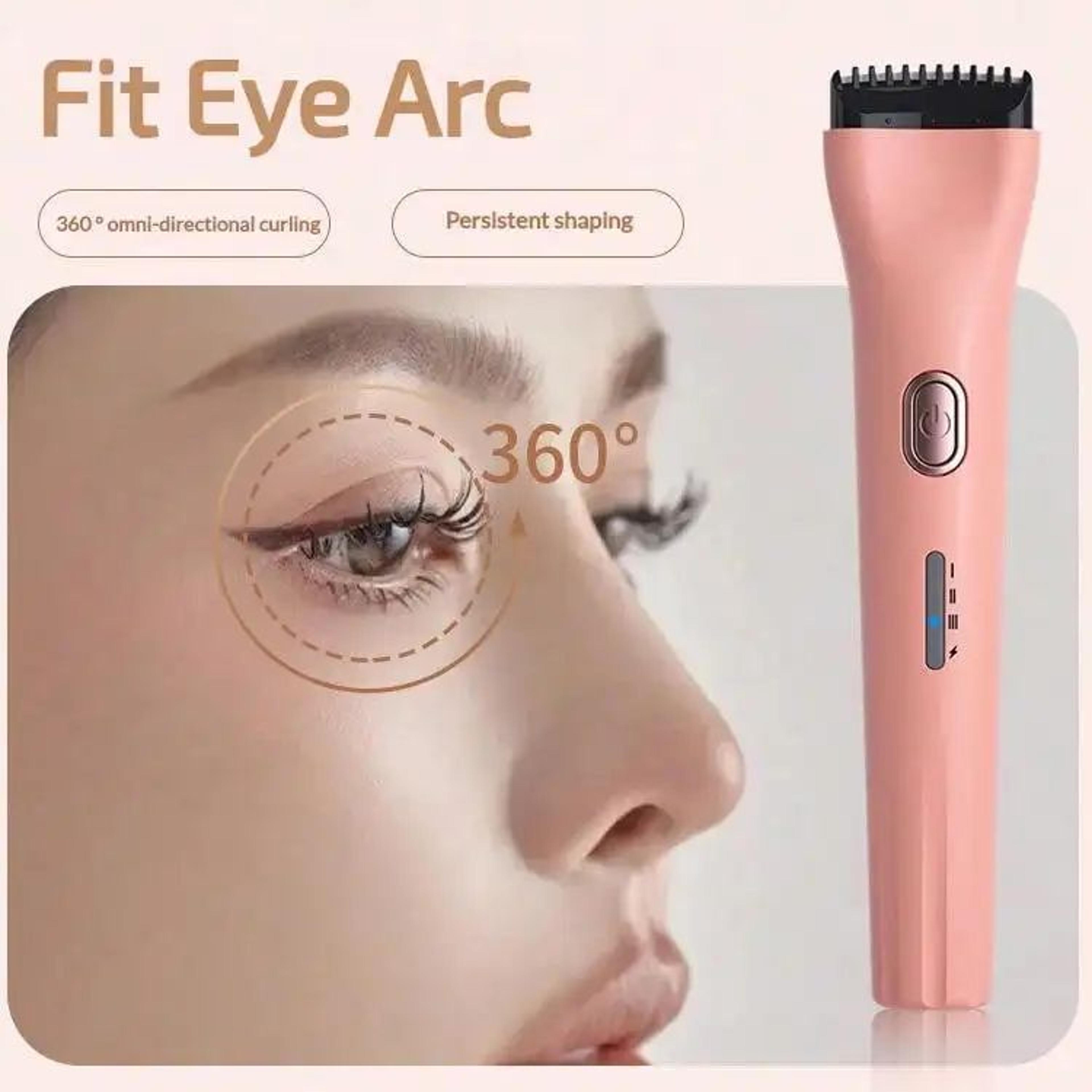 Electric Heated Eyelash Curler Rechargeable Lash Styling Tool 3