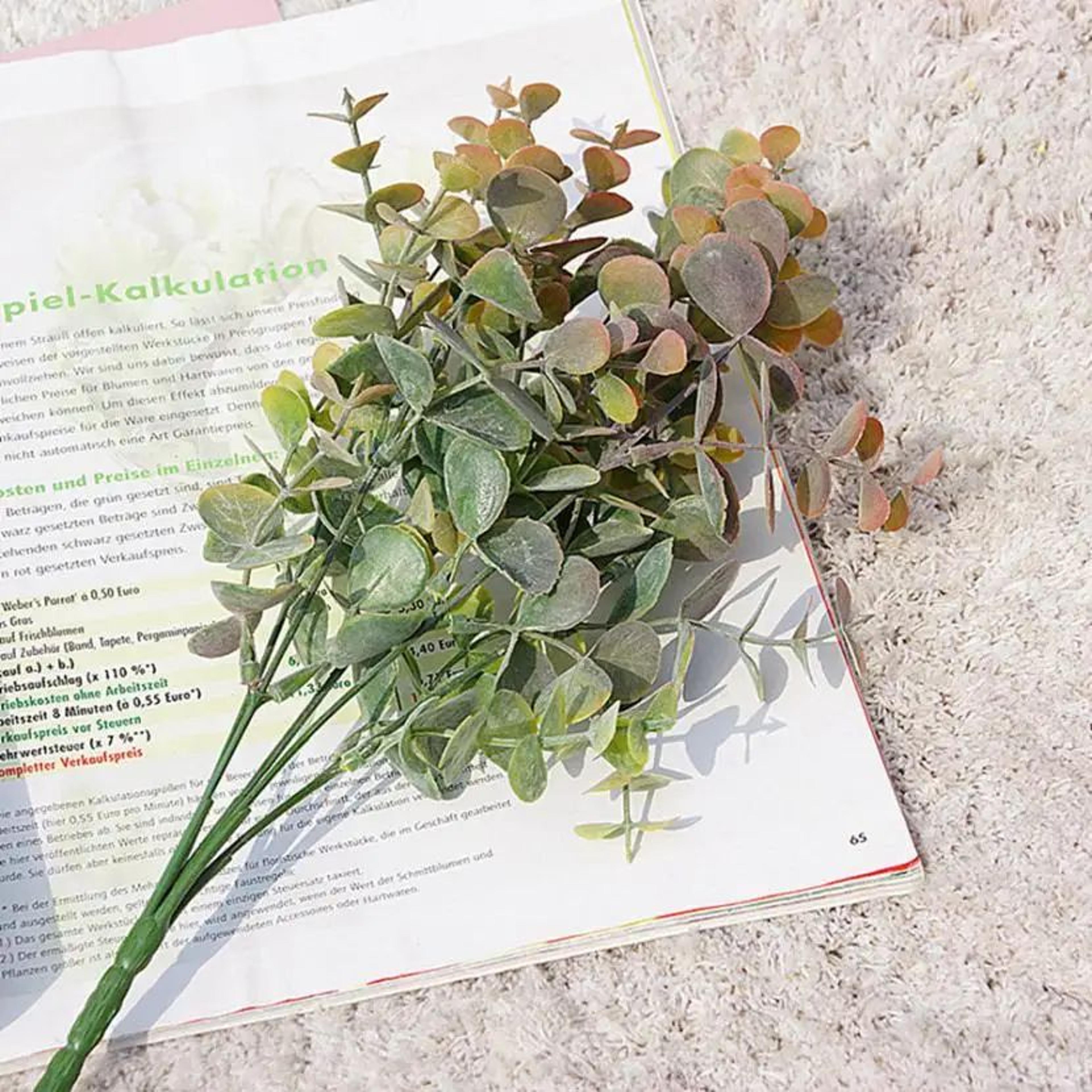 Artificial Eucalyptus Leaves Decorative Branch 5