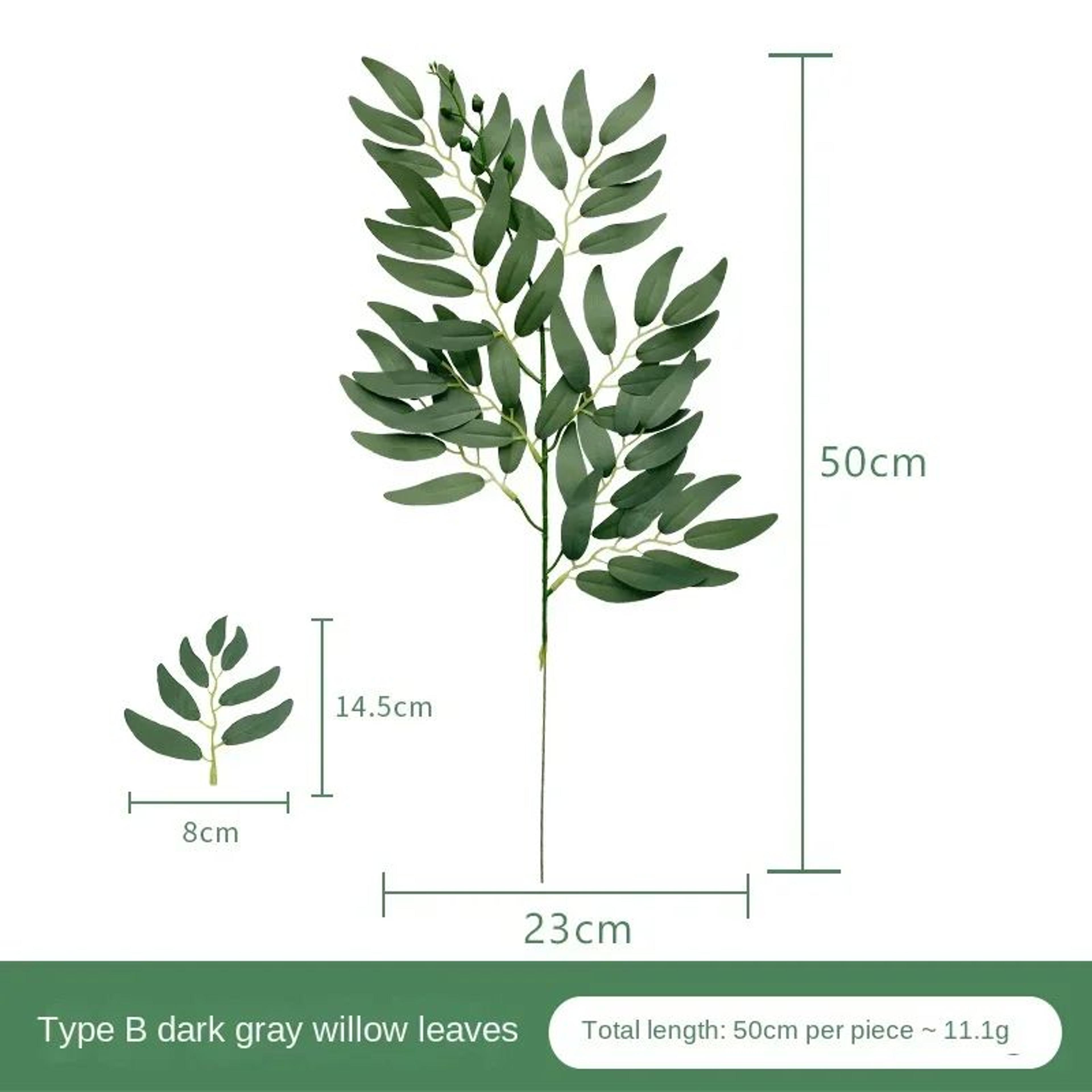 Artificial Eucalyptus Leaf Flower Arrangement Decor 12